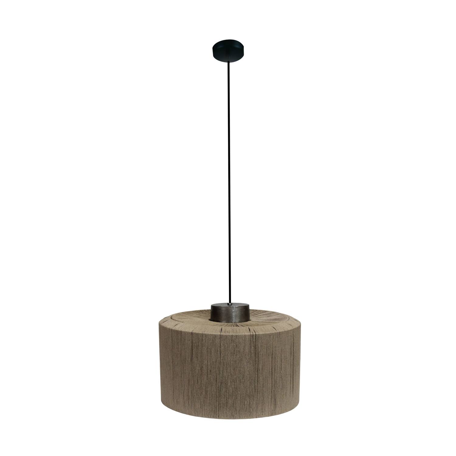 DKNC - Ceiling light jute 46x46x32cm - Natuurlijk