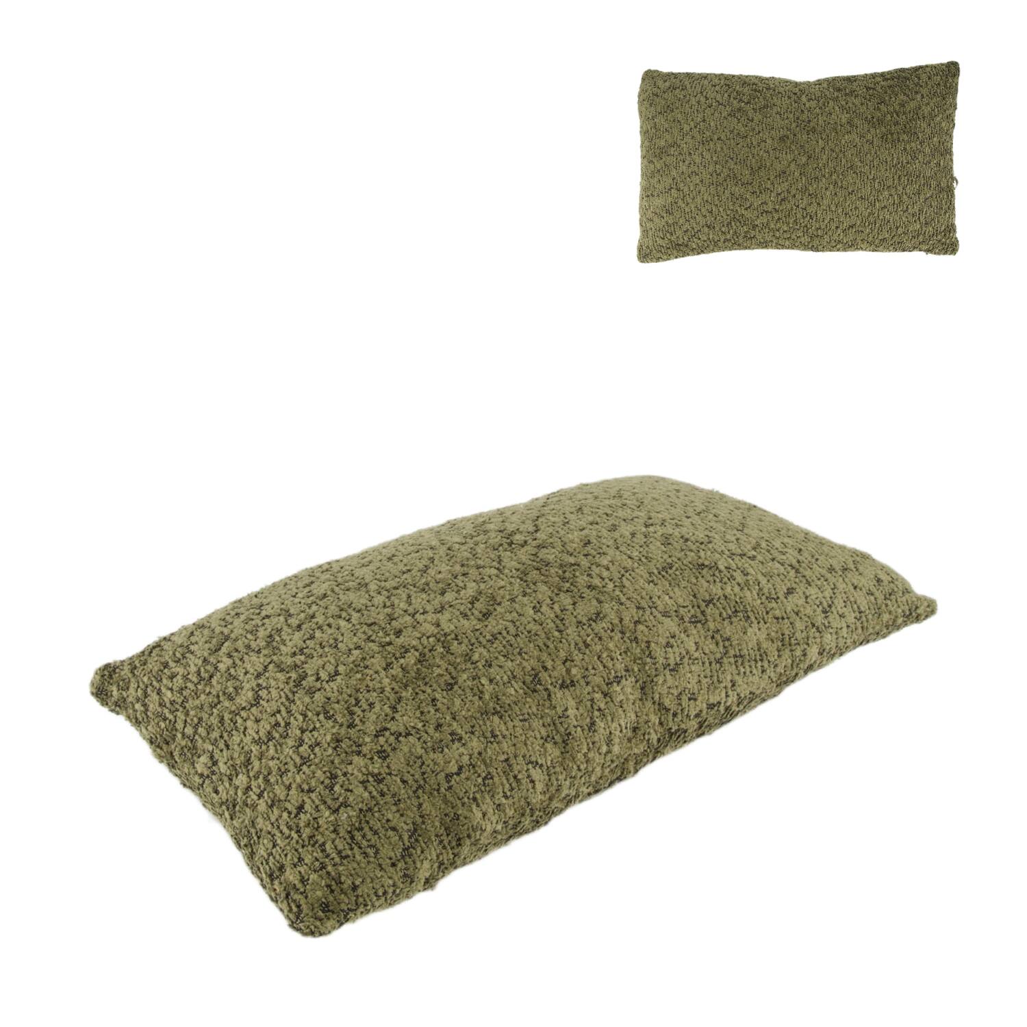 Cushion polyester 30x50x8cm - Green