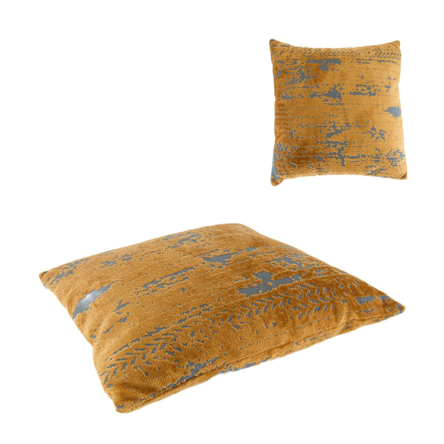 Cushion polyester 45x45x8cm - Orange