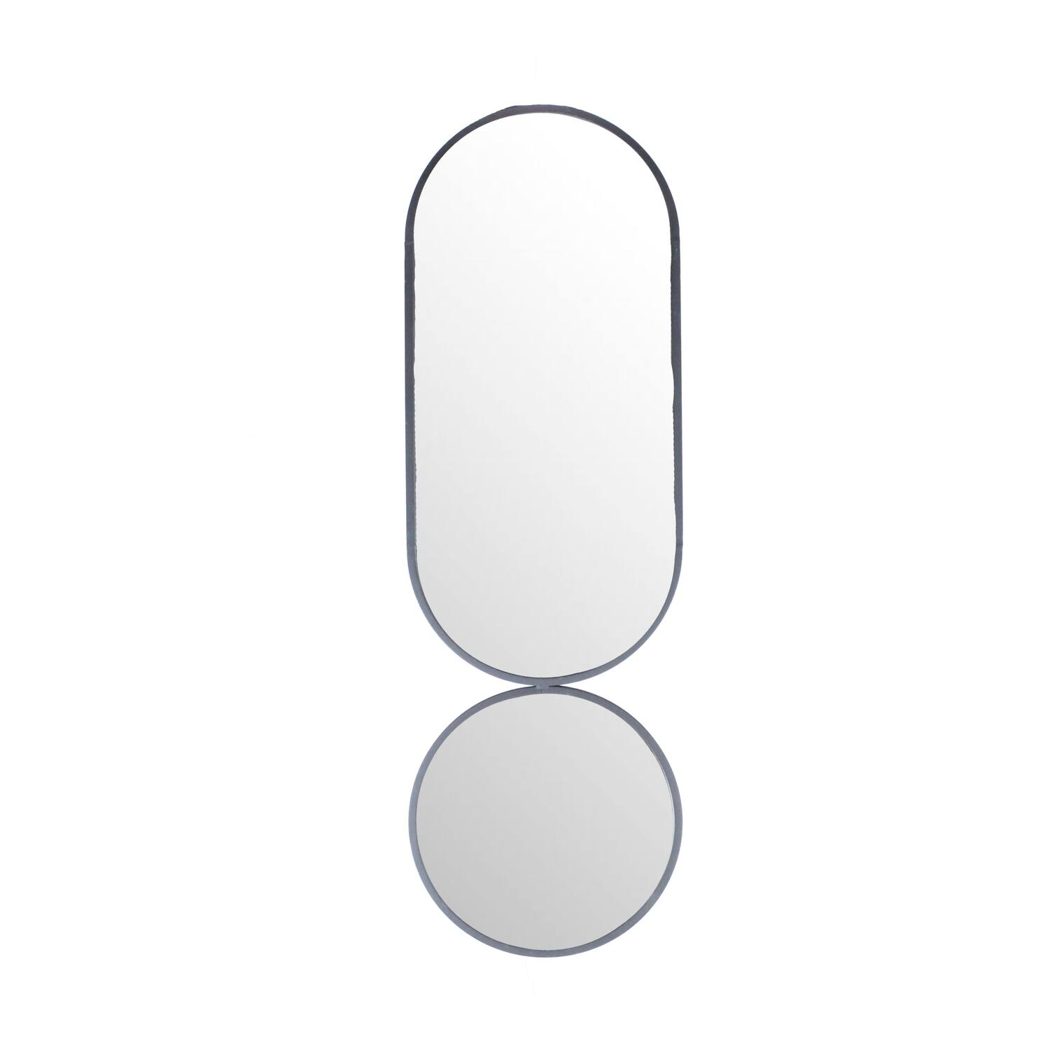 Mirror metal 117x2x38cm - Black