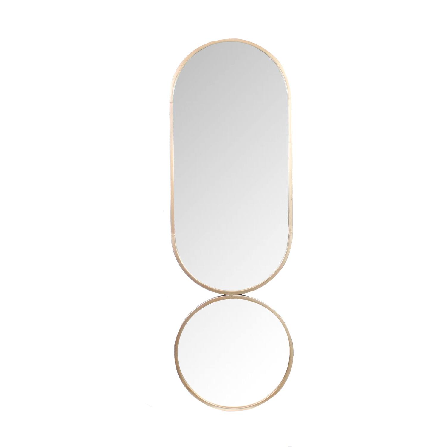 Mirror metal 38x2x117cm - Gold