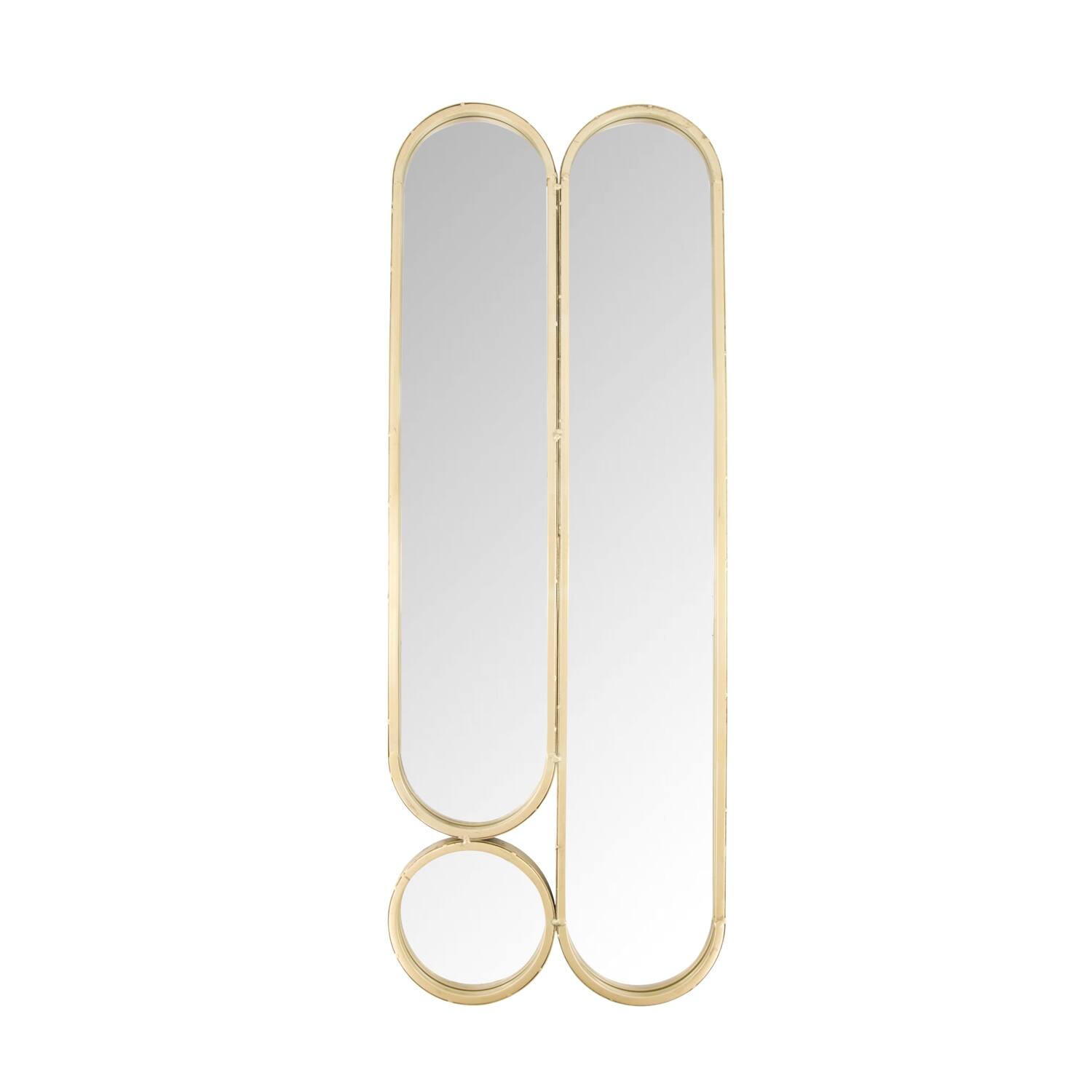 Mirror metal 28.55x2x78cm - Gold