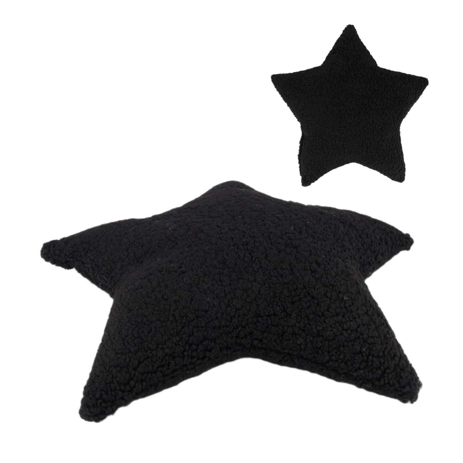 Cushion star teddy polyester 58x58x8cm