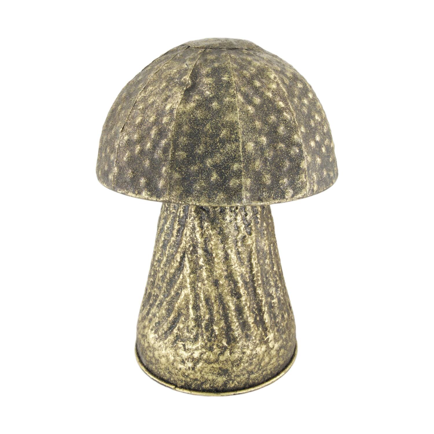 Statue mushroom metal 28x28x38cm