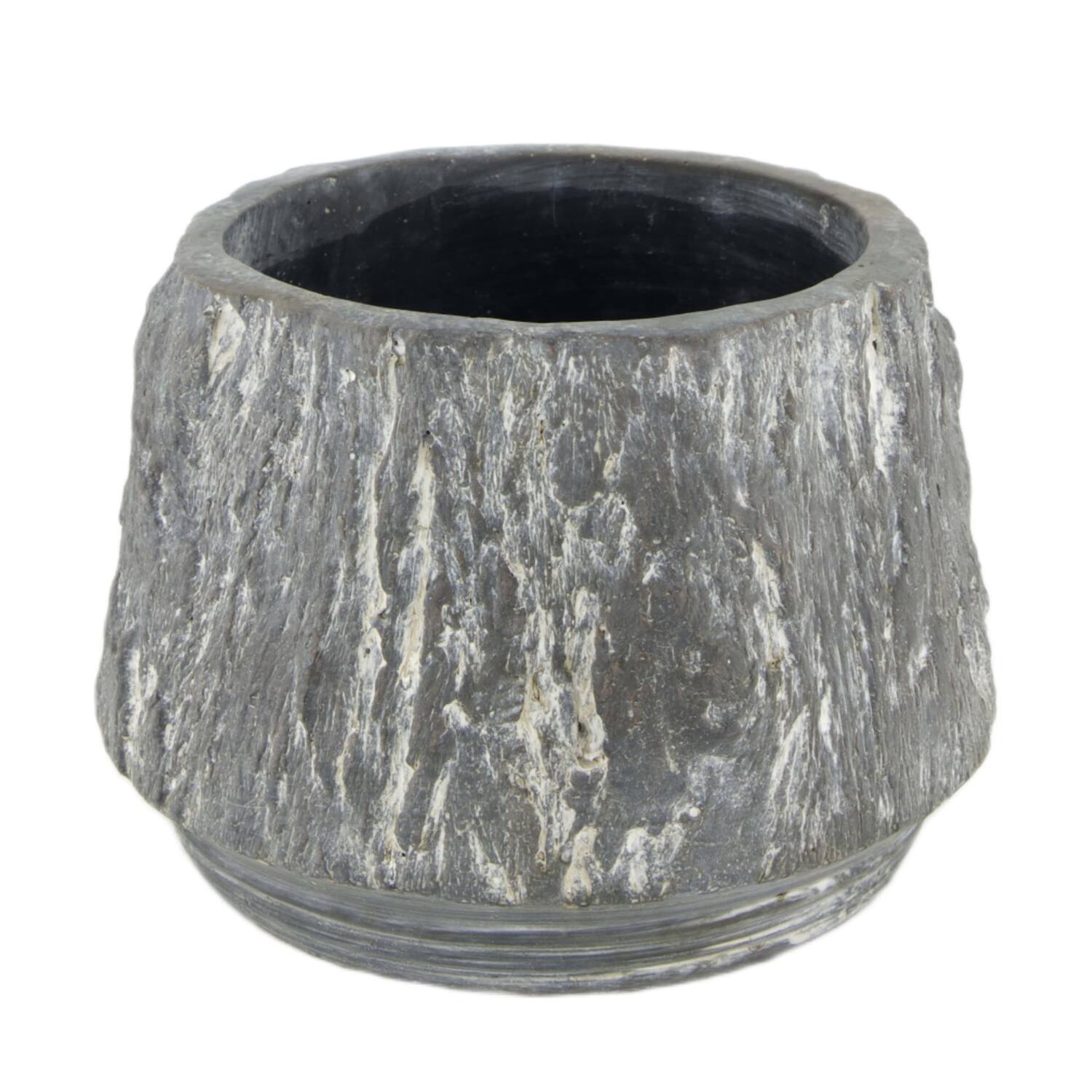 Planter cement 21x21x14.5cm - Black