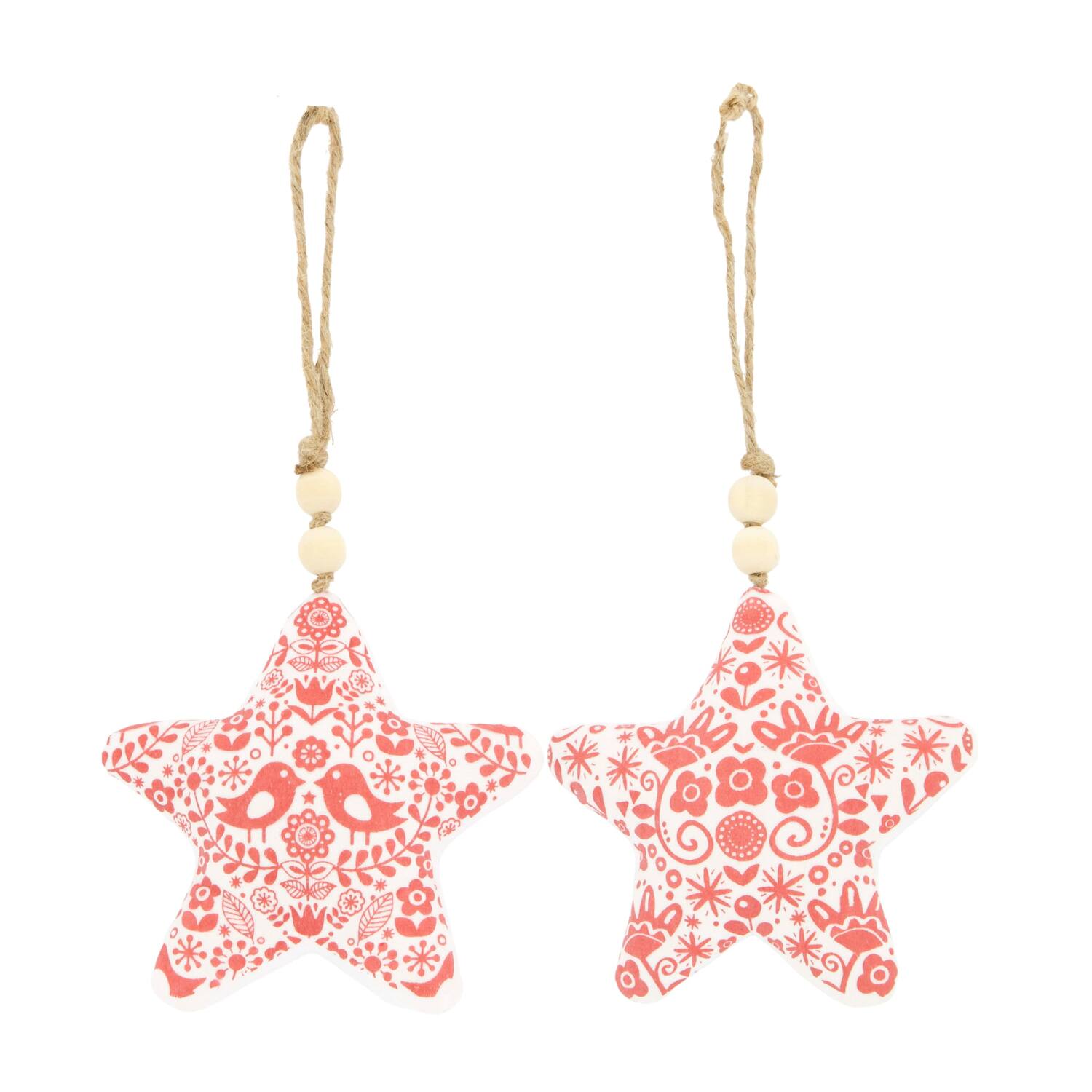 Hanger star cotton 14x4x18cm A/2