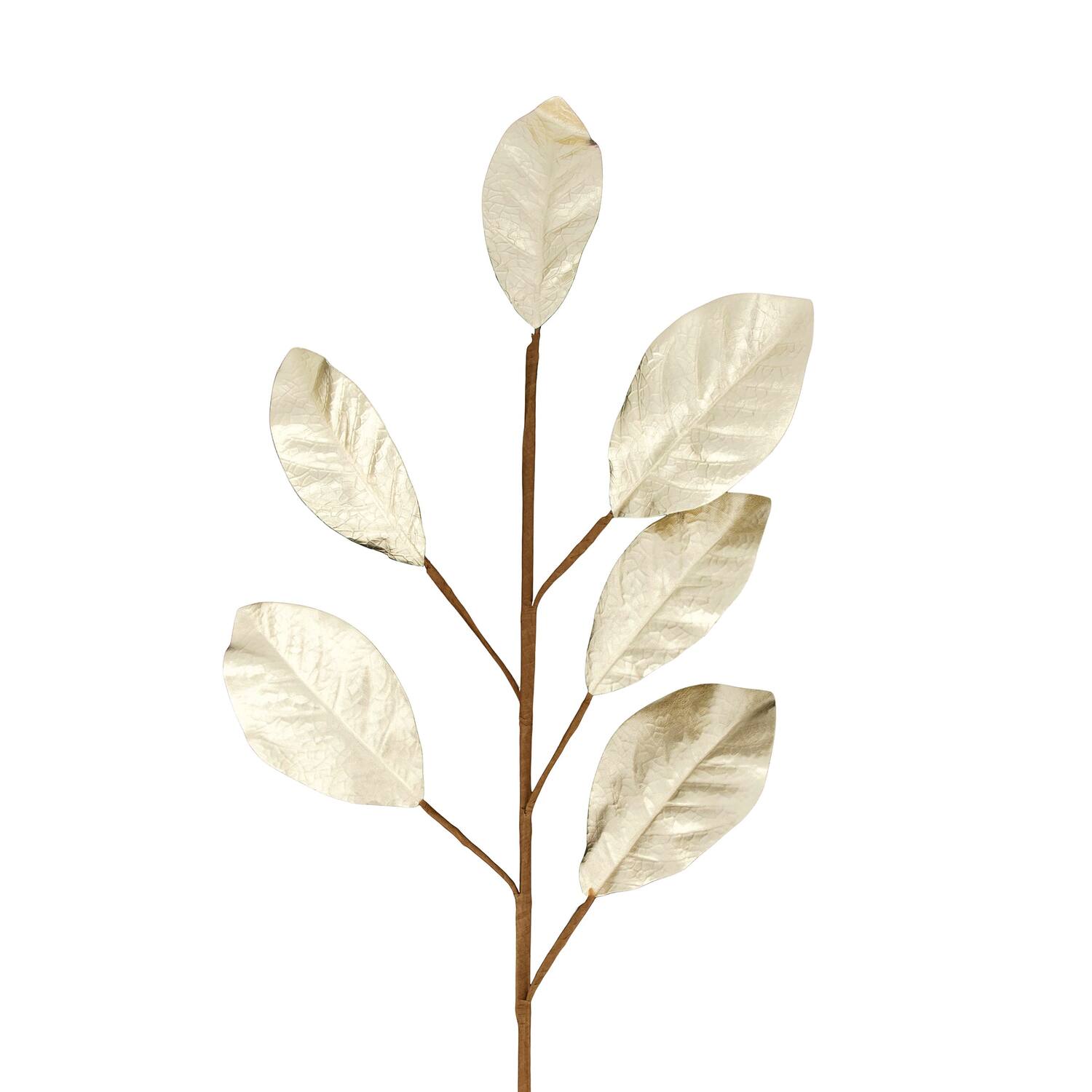 Branch leaves artificial 77x30x3cm - Gold