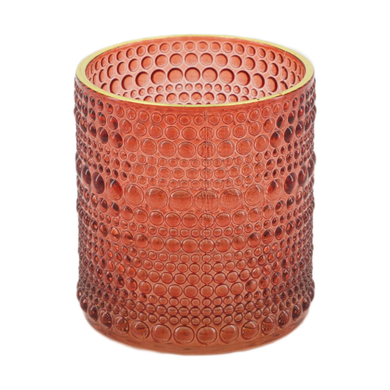Tealight holder glass 7.2x7.2x8cm