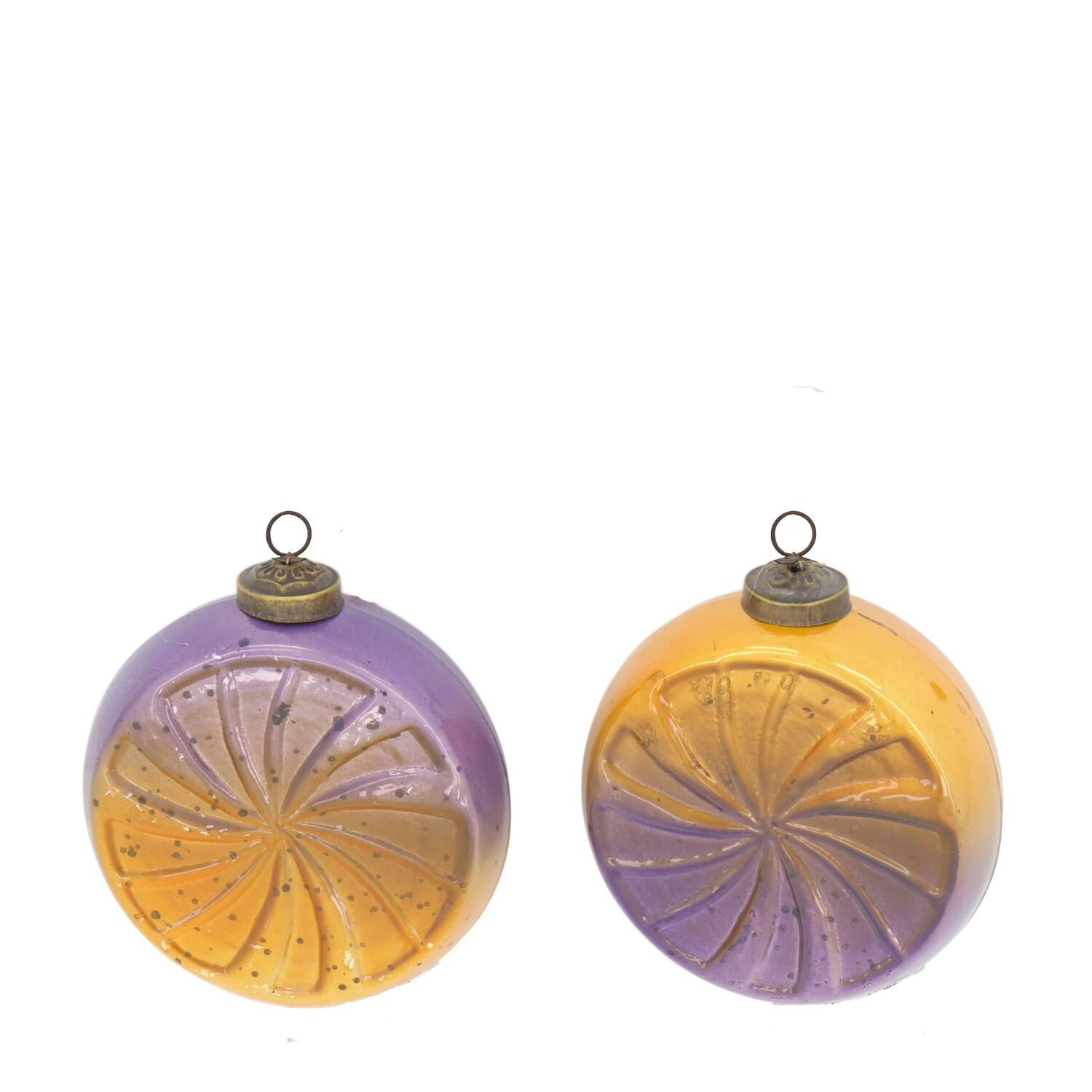 Bauble glass 10x4x10cm C/2
