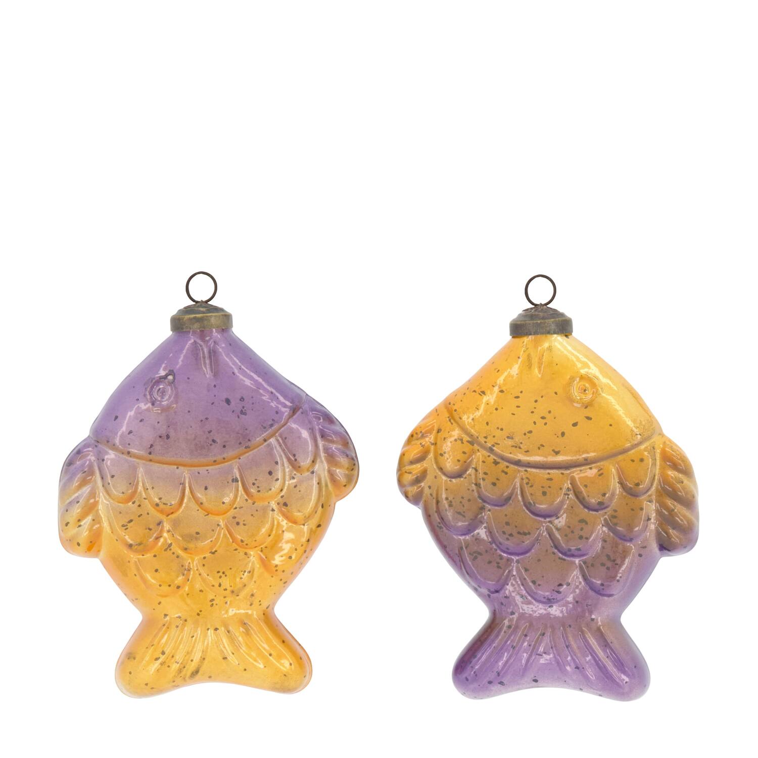Hanger fish glass 12.5x2.5x10cm C/2