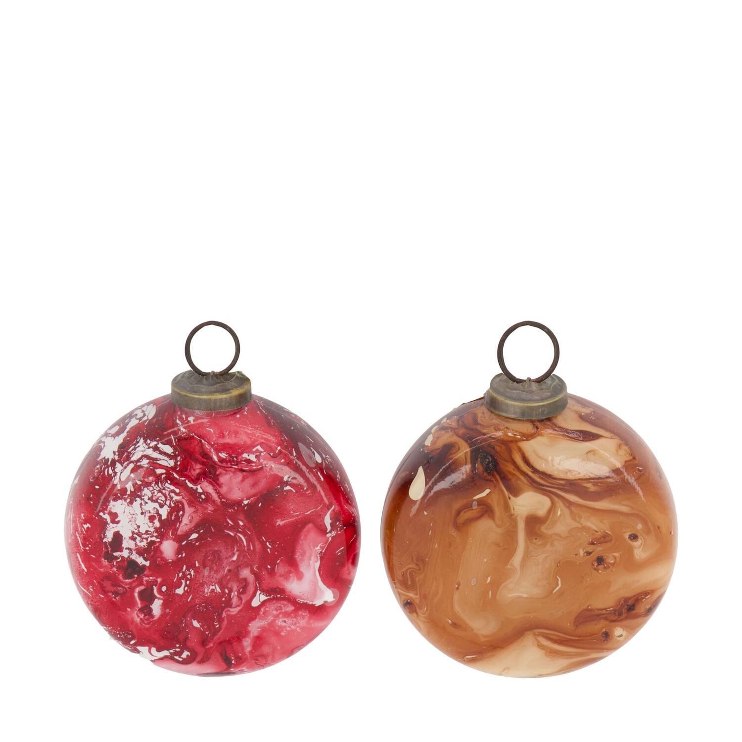 Bauble glass 10x4x10cm C/2