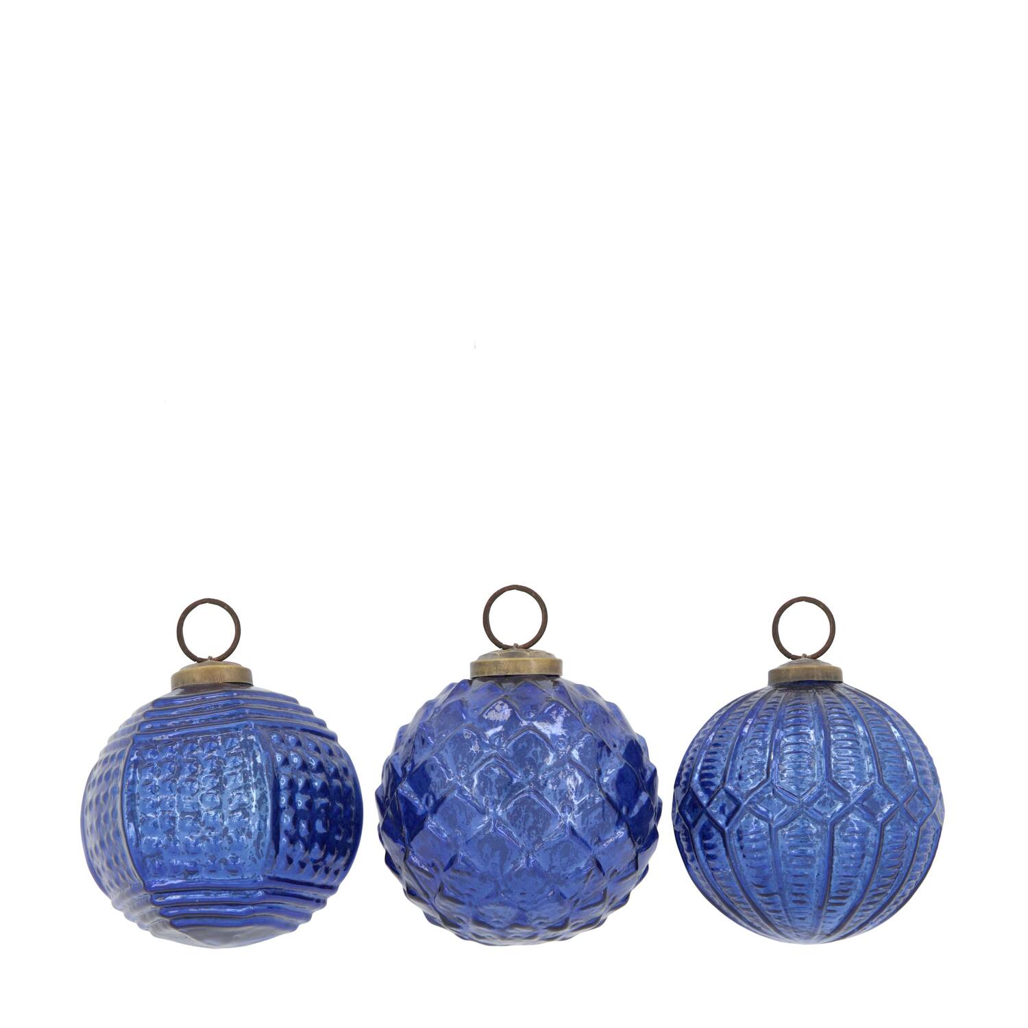 Bauble glass 10x10x10cm A/3