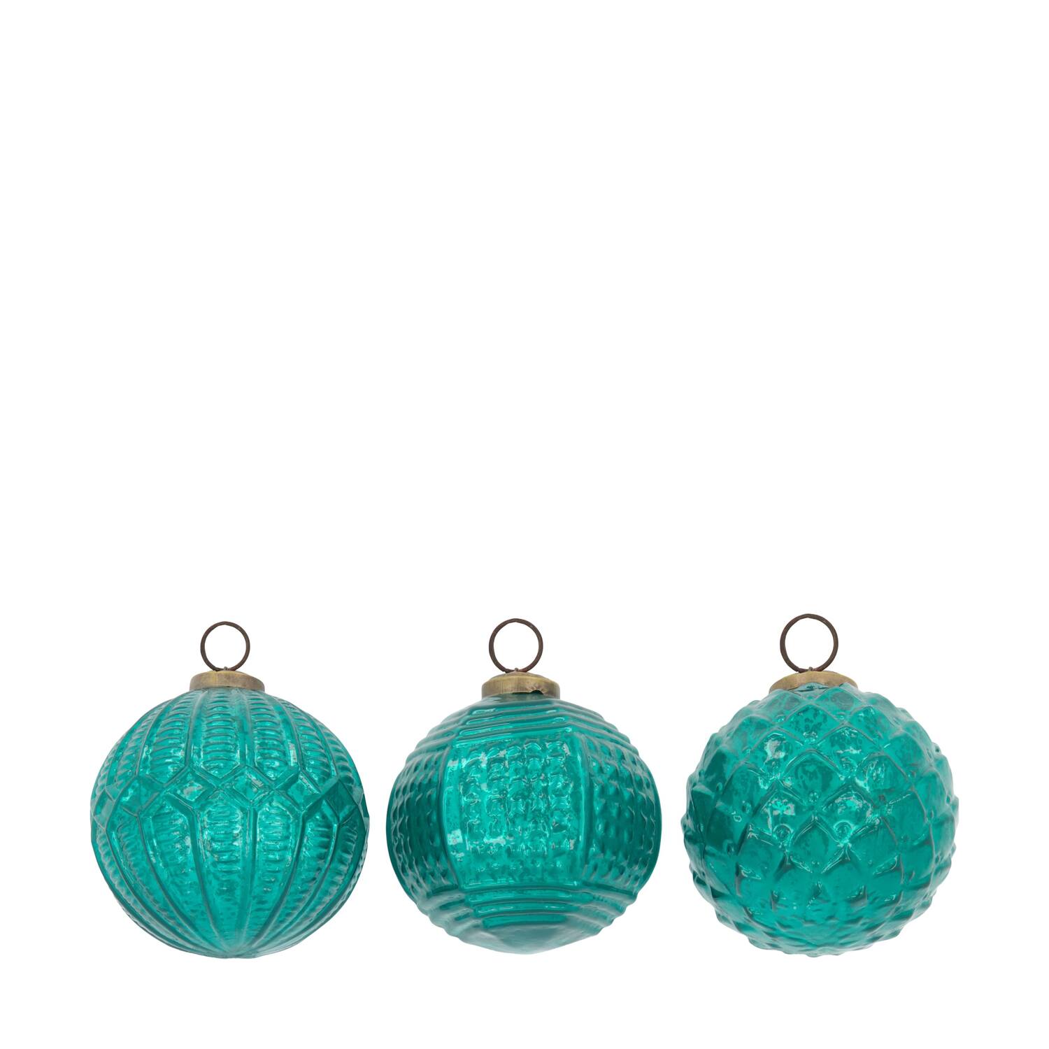 Bauble glass 10x10x10cm A/3