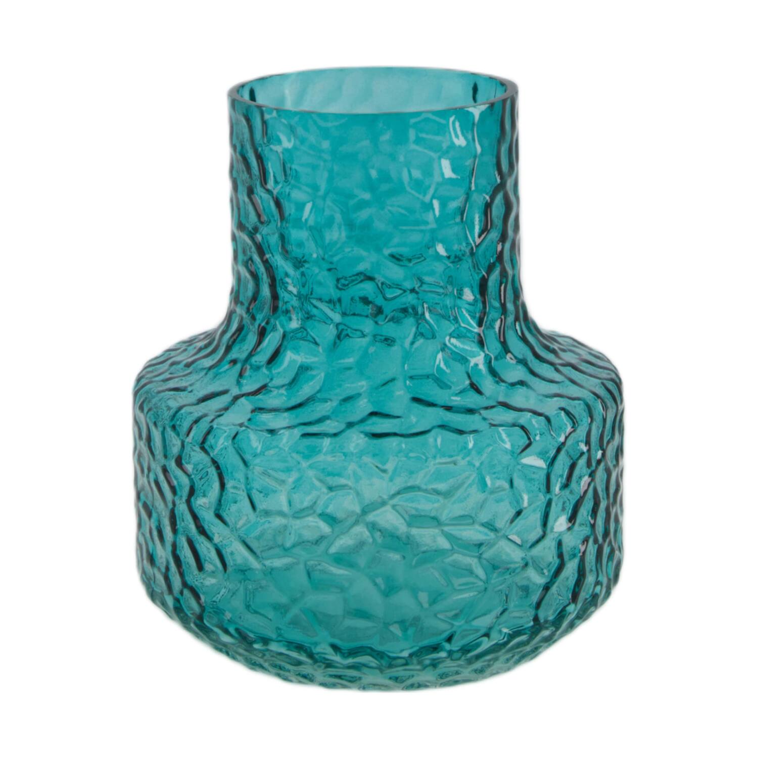 Vase glass 15x15x18cm