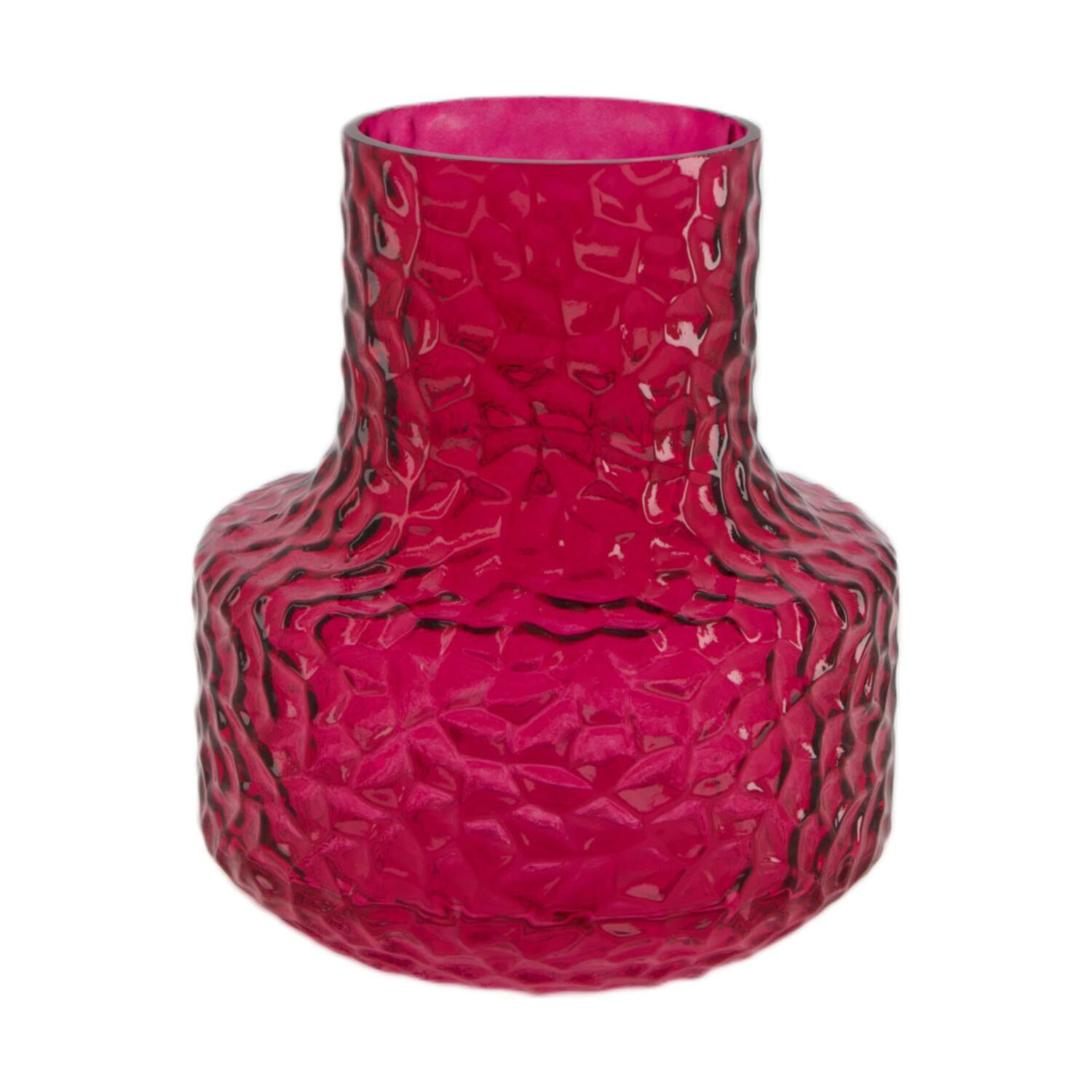 Vase glass 15x15x18cm
