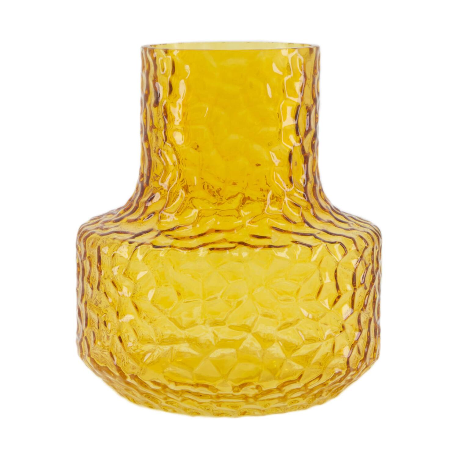 Vase glass 15x15x18cm