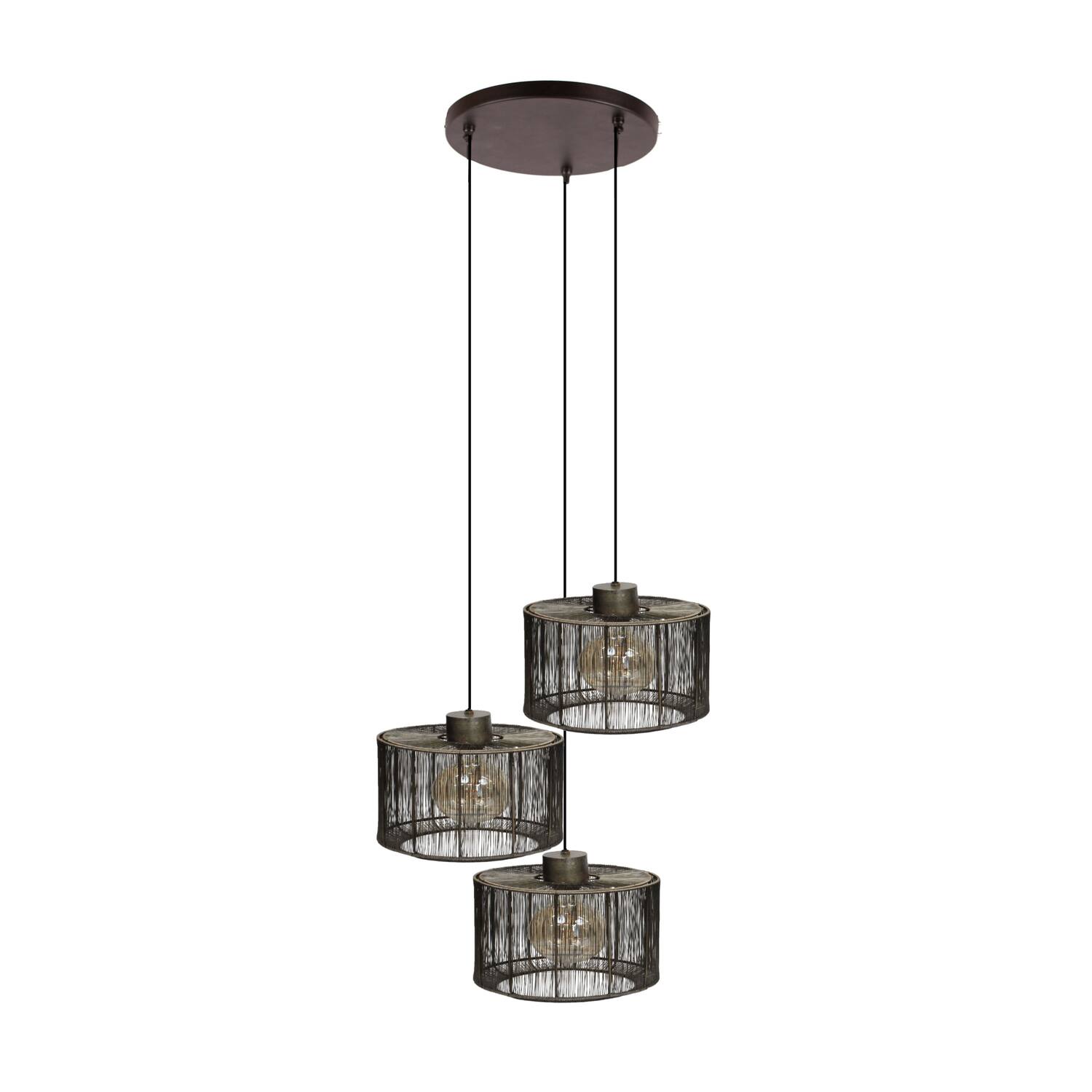Ceiling light metal 39x39x130cm