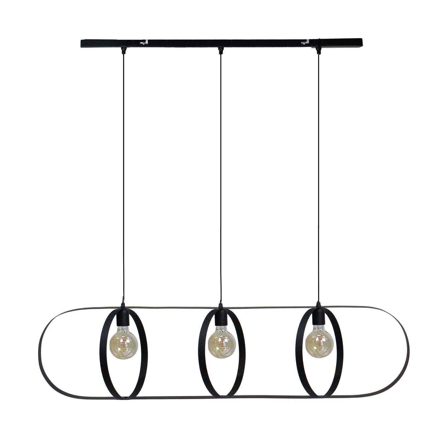 Ceiling light metal 120x27.5x130cm