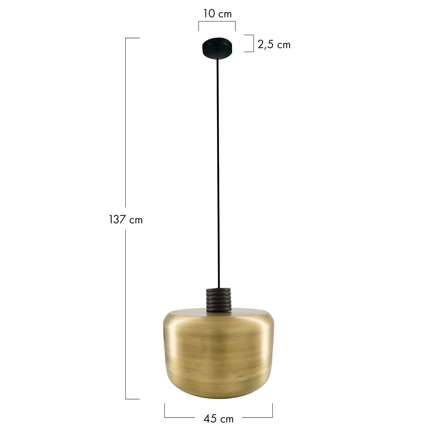 Ceiling light metal 45x45x37cm