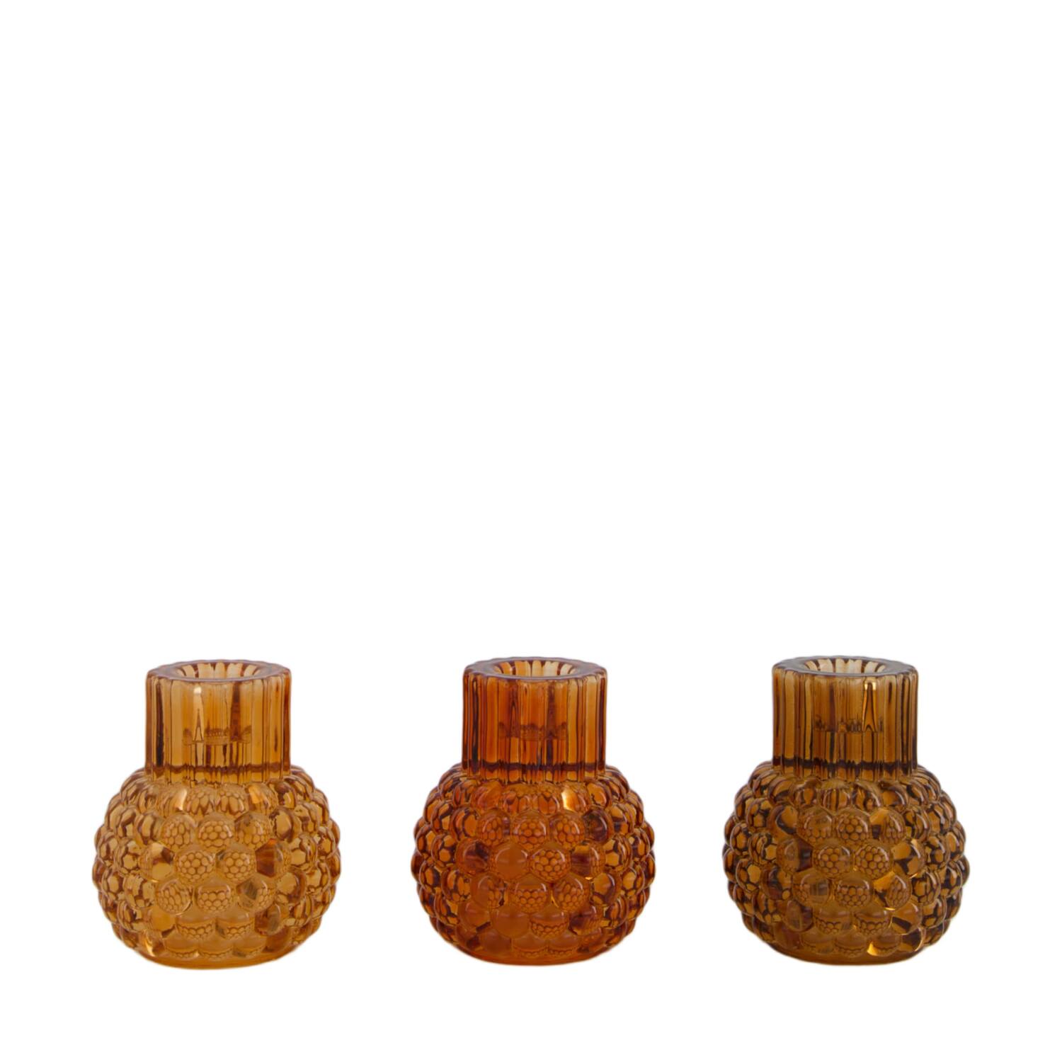 Tealight holder glass 7.8x7.8x8.8cm C/3