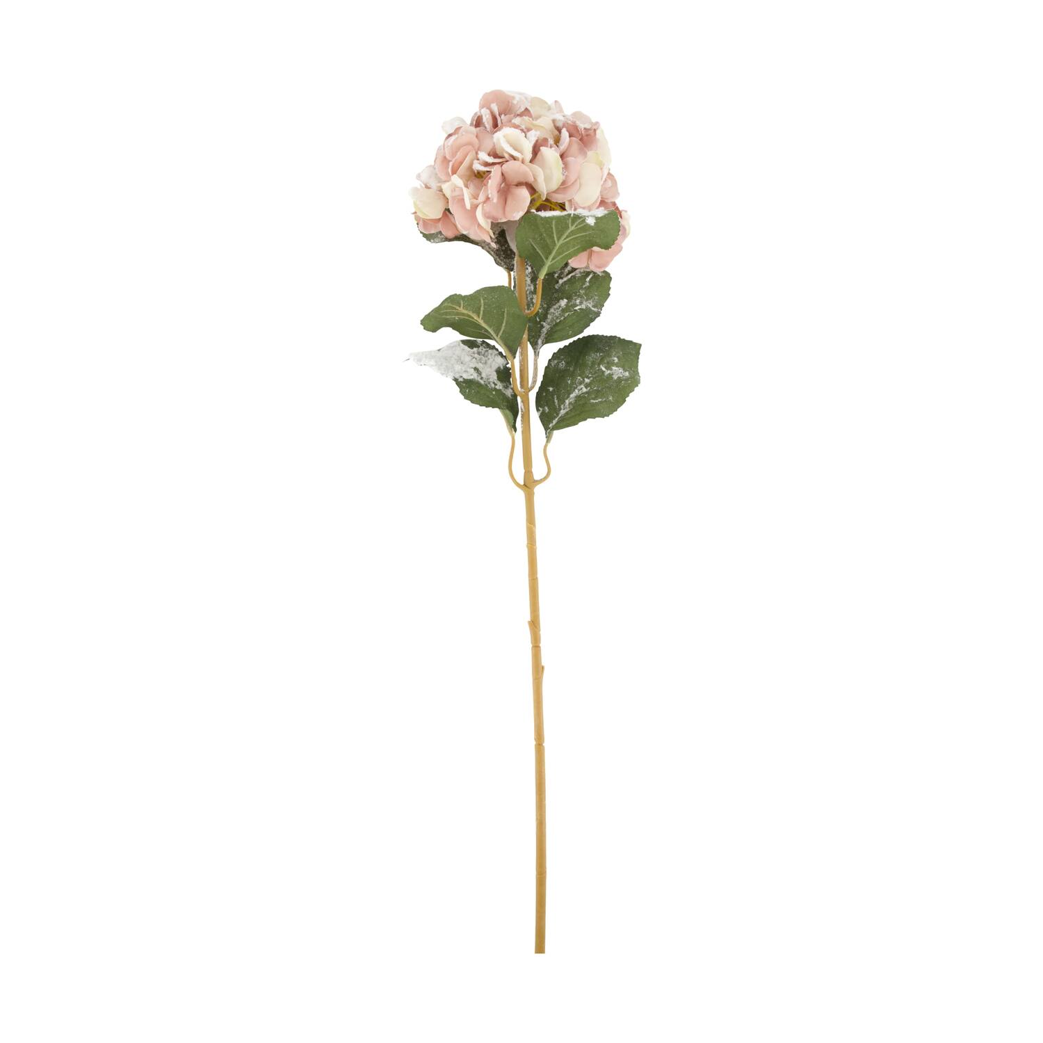 Flower hydrangea artificial 13x8x84cm - Cream