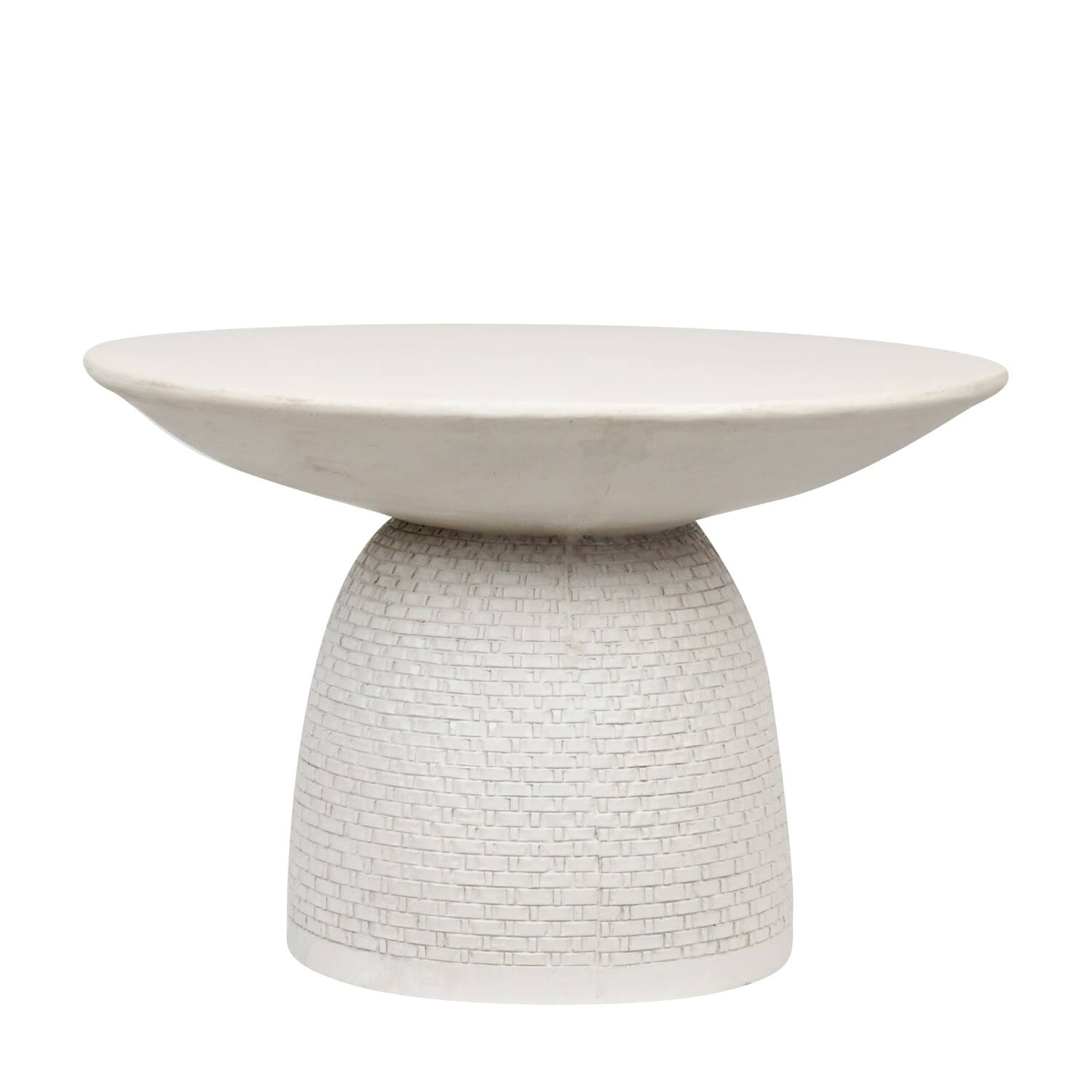 Bijzettafel Avery - Magnesium - 58x58x38cm - Wit