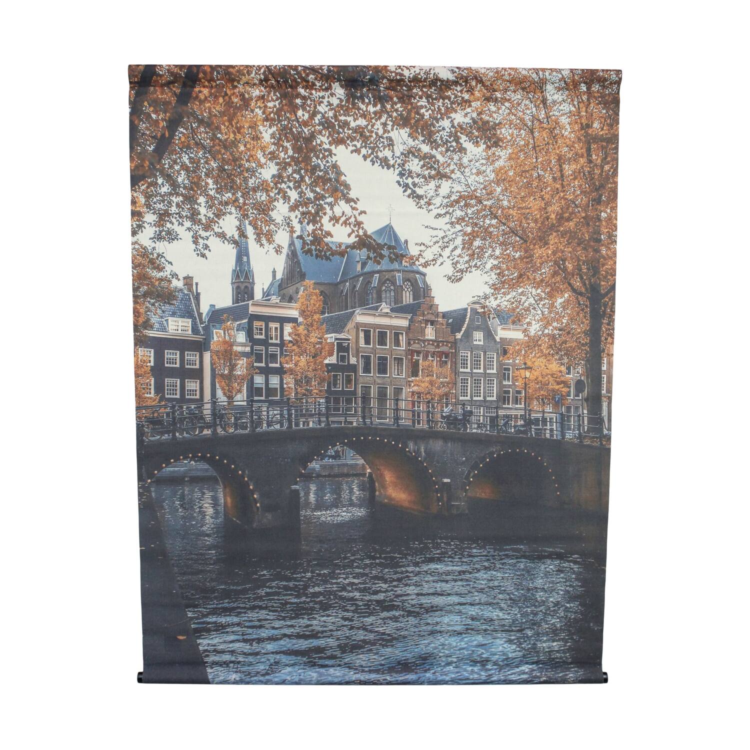 Wall art with metal frame linen 147x3x117cm