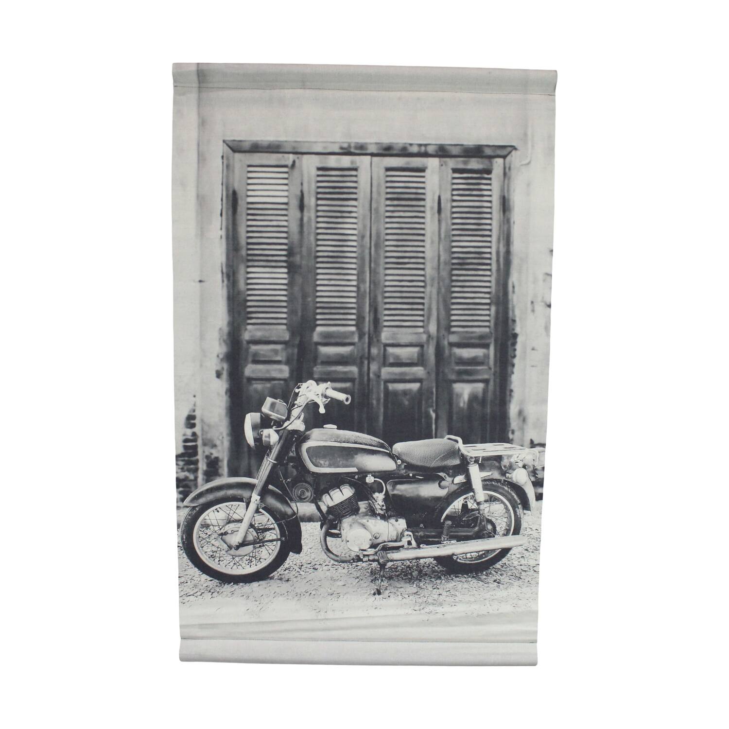 Wall art with metal frame linen 78x3x118cm