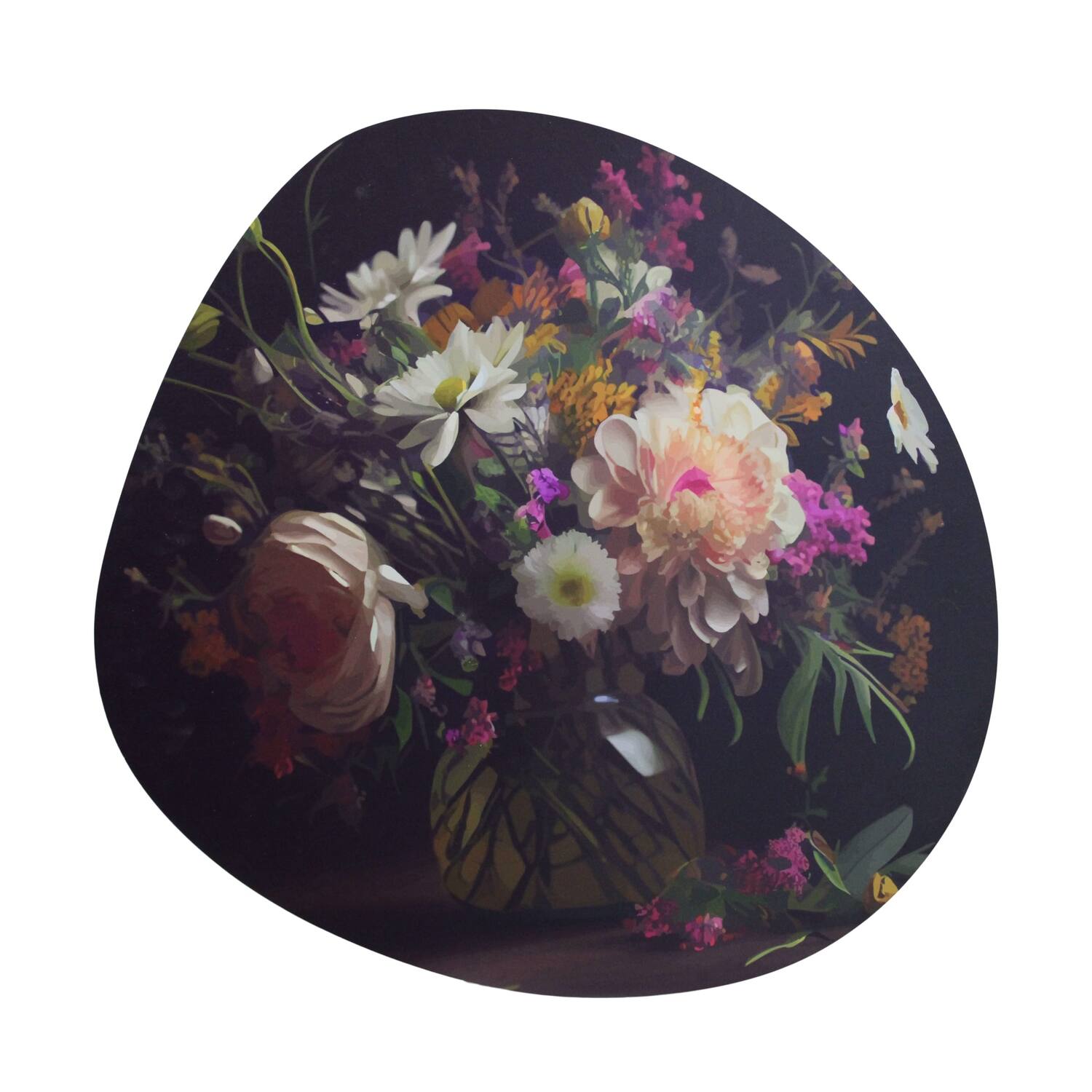 Wall art mdf 78x2.3x78cm