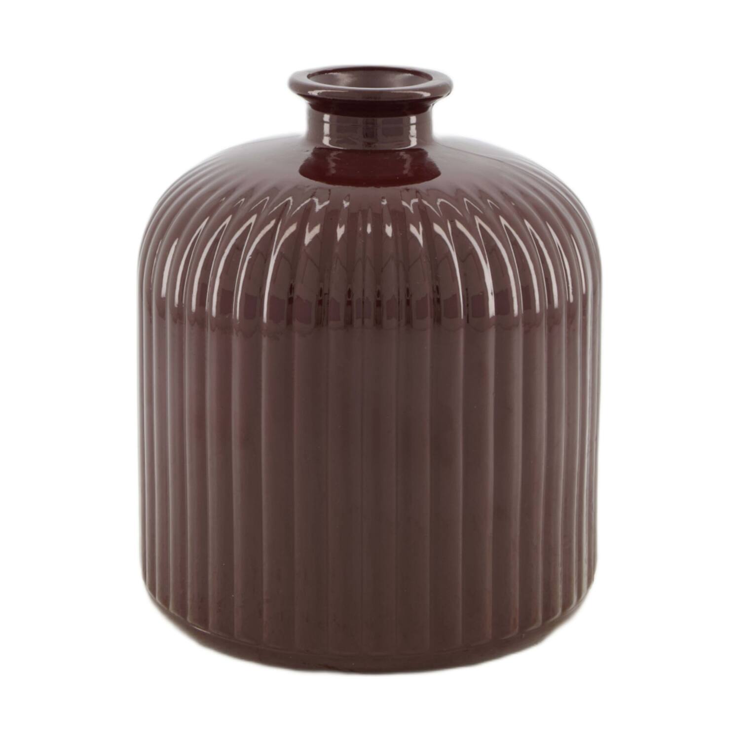 Bottle recycled glass 15x15x17cm