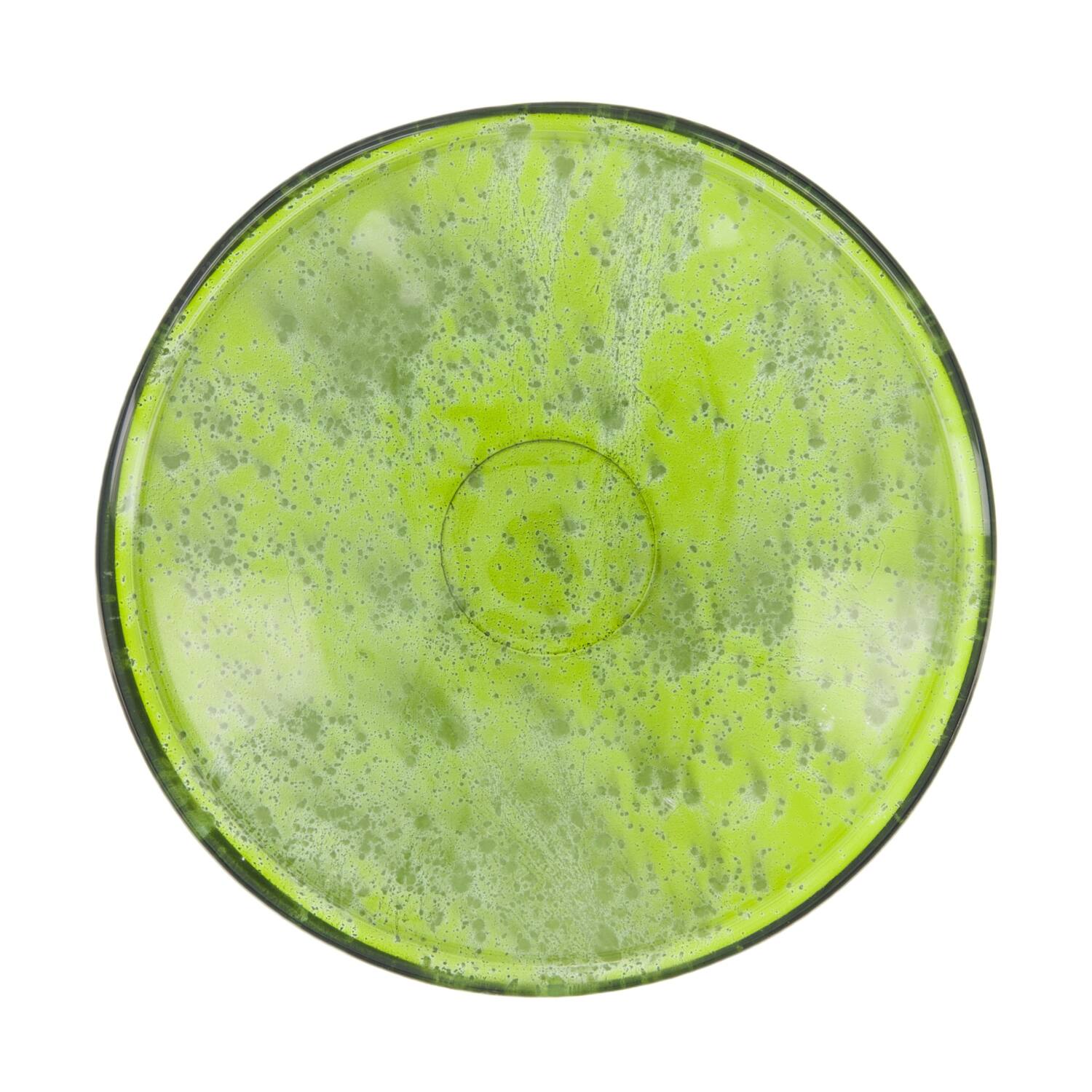 Plate recycled glass 25x25x2cm