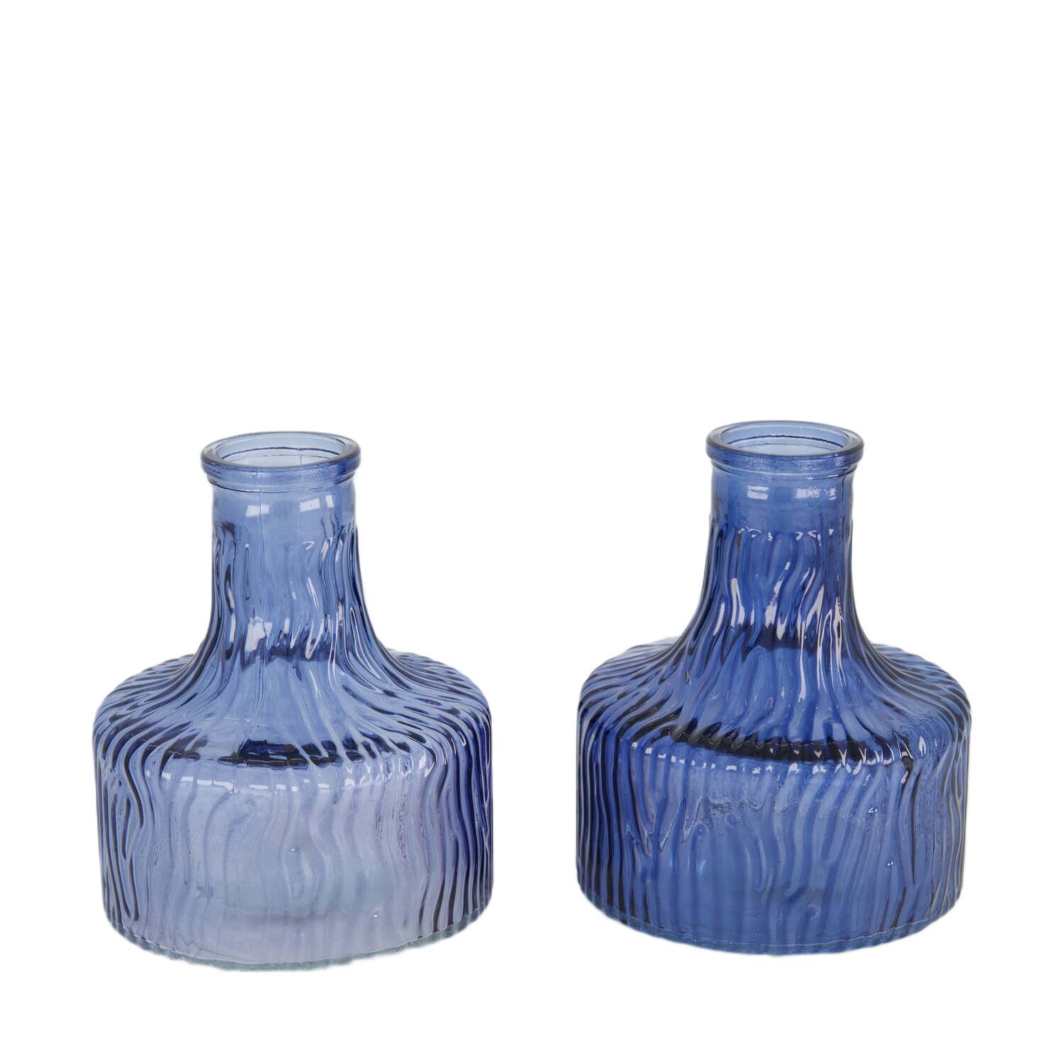 Bottle glass 10.9x10.9x13.3cm C/2
