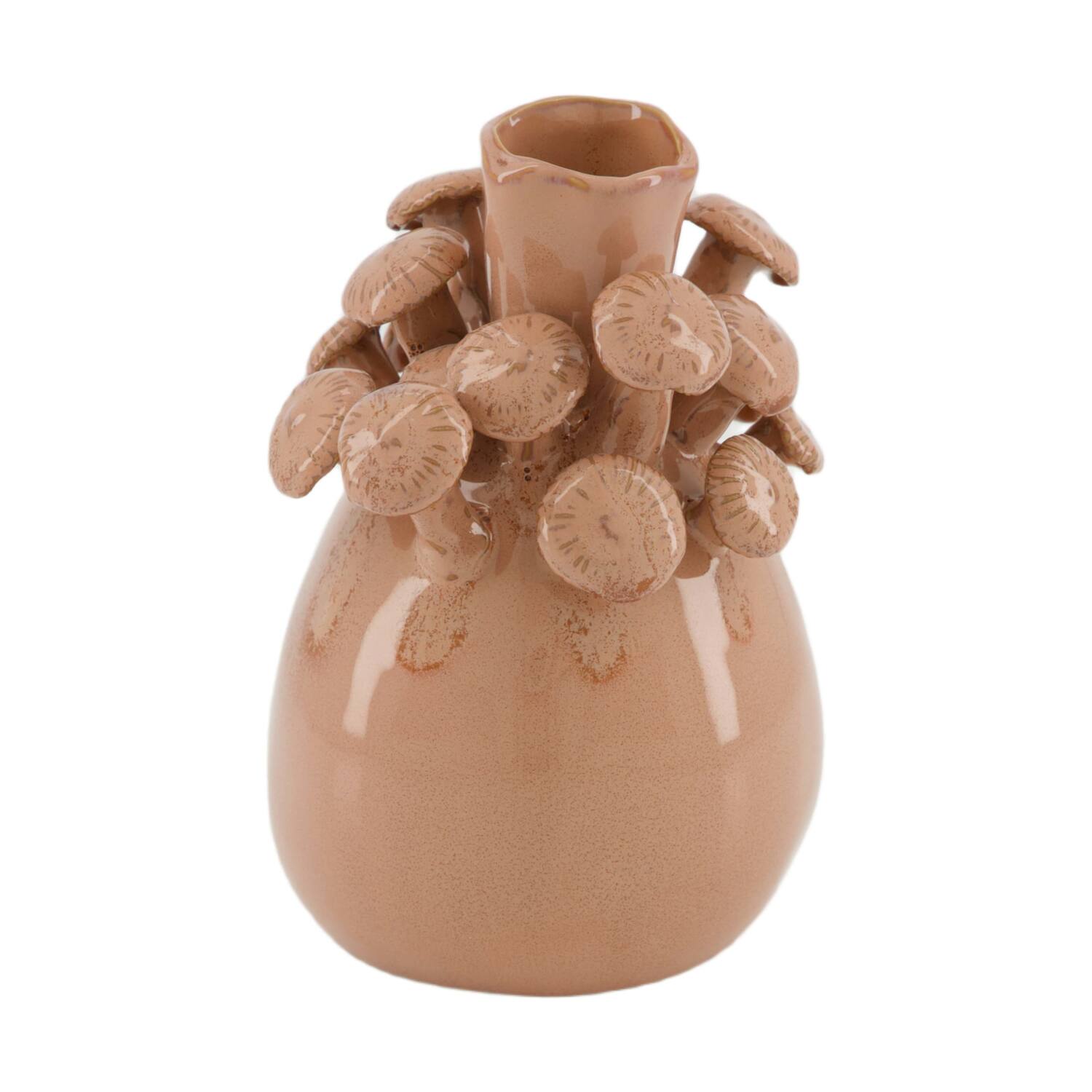Vase porcelain 10.5x10.5x16.5cm - Pink