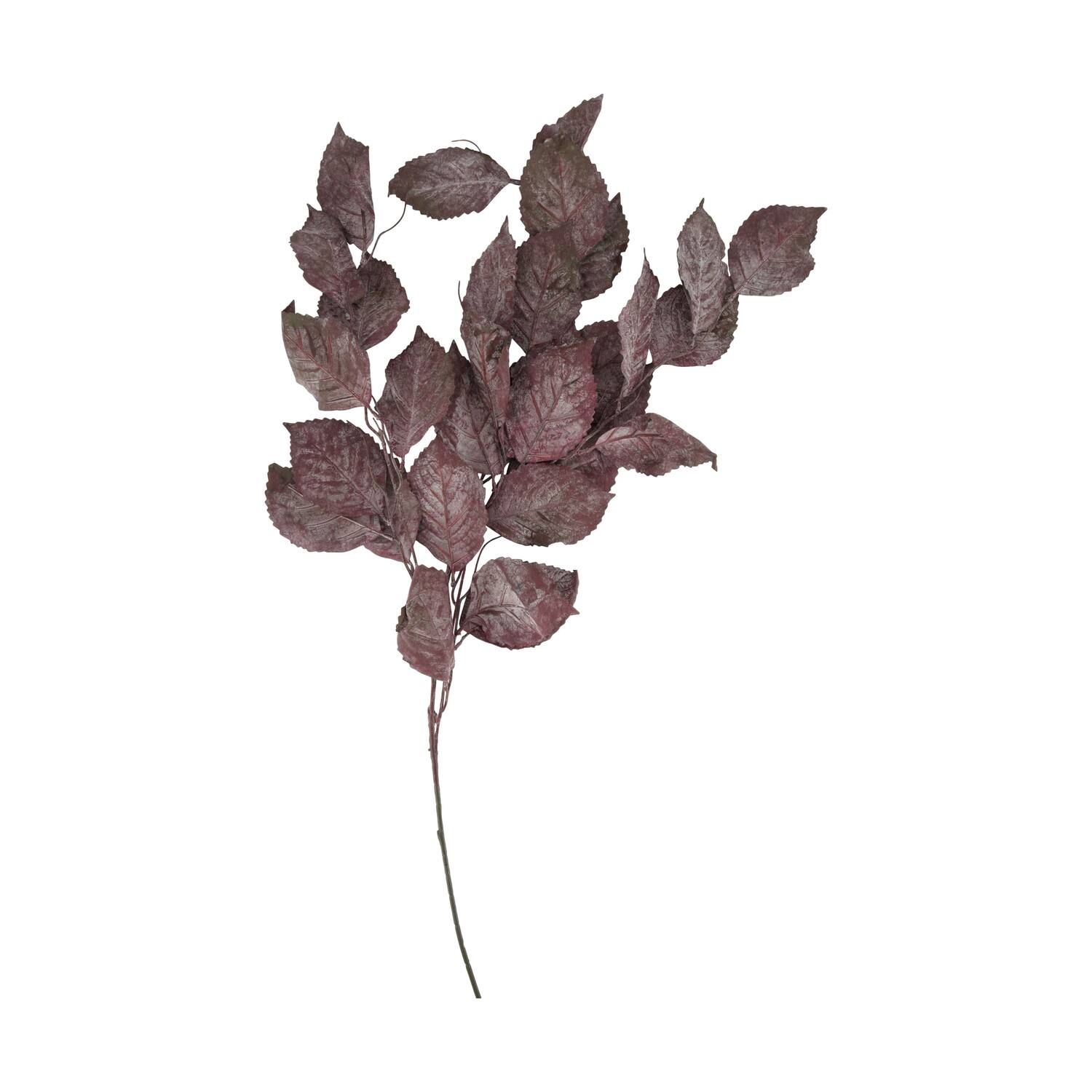 Branch with leaves artificial 110x40x3cm - Red