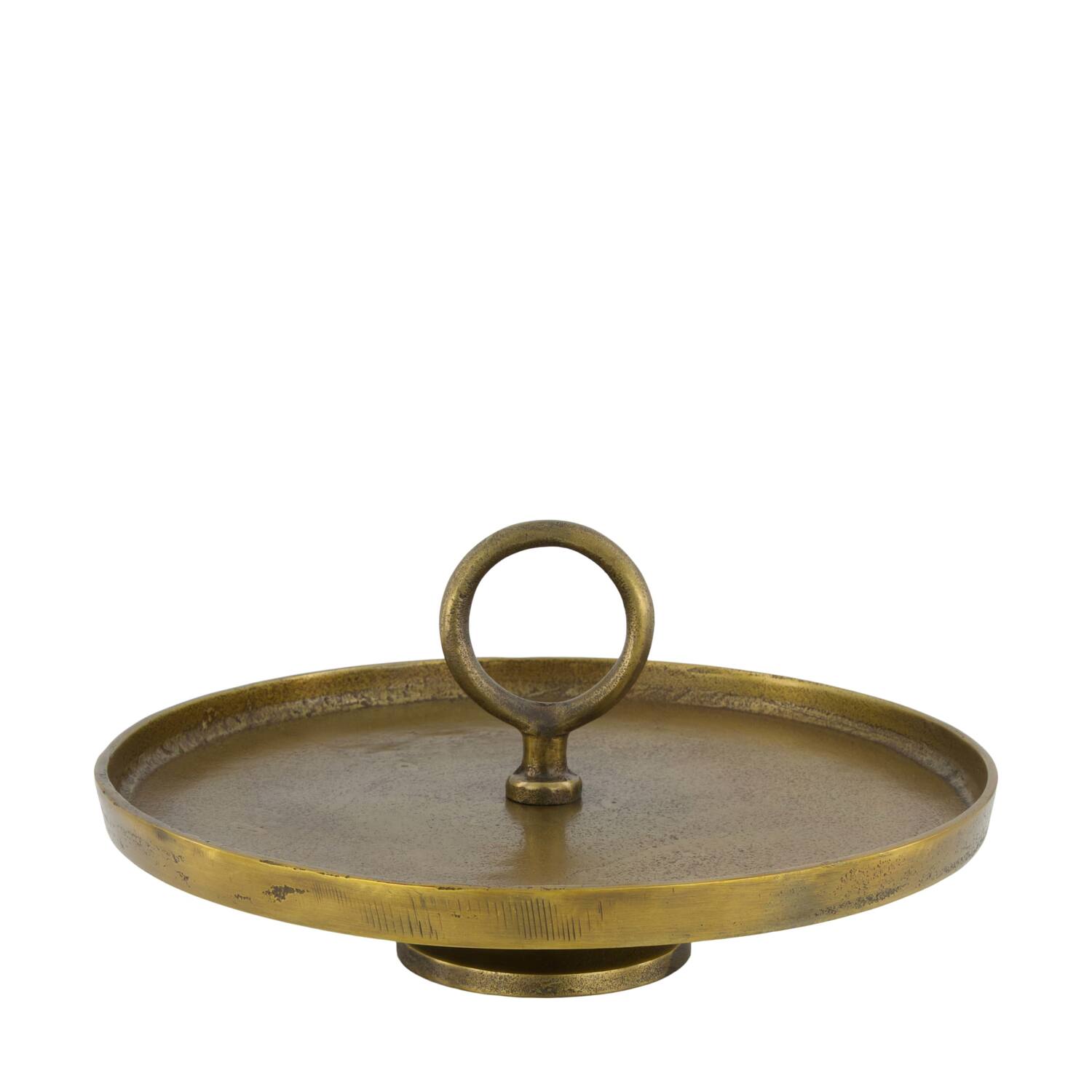 Etagiere round aluminium 1 layer 30x30x15cm