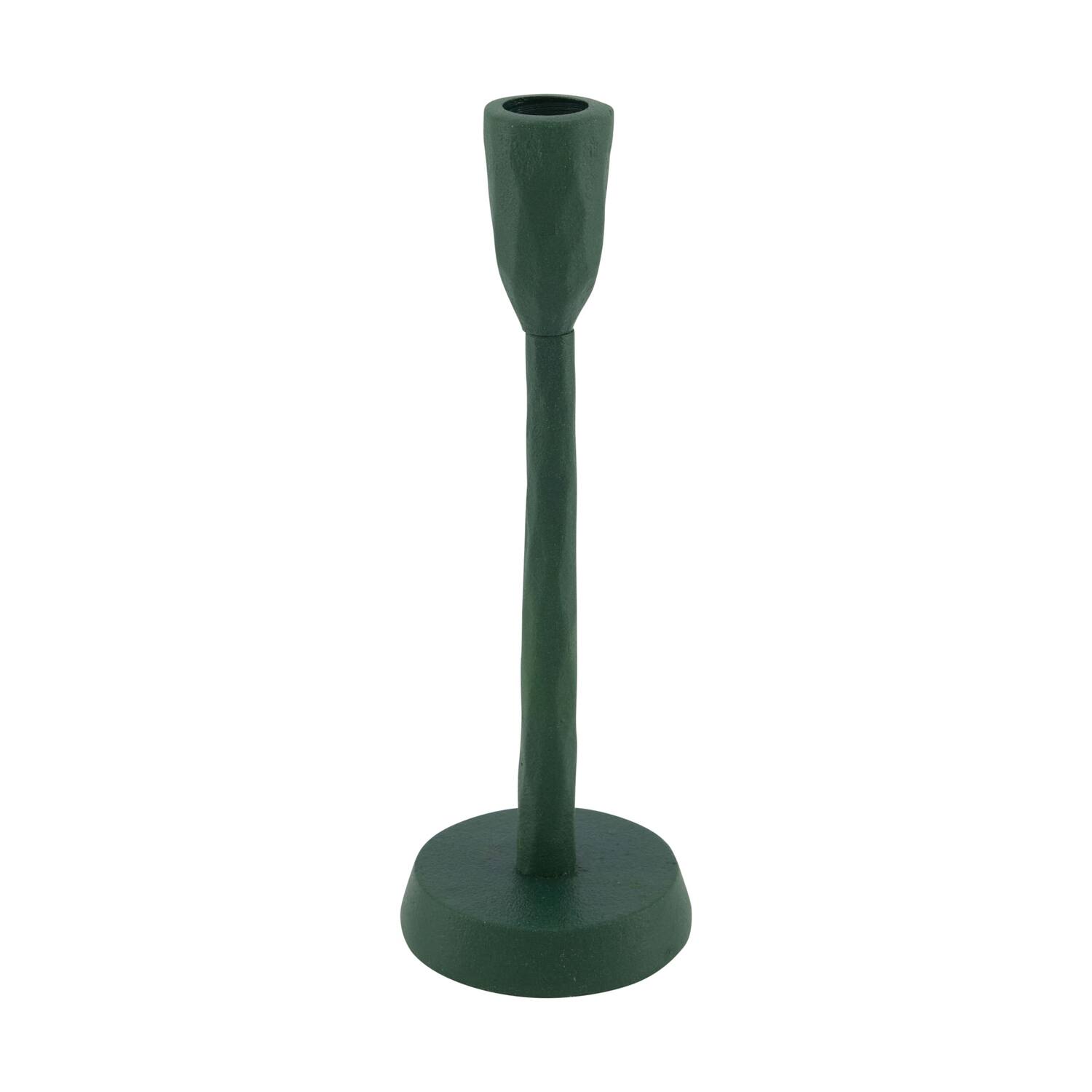 Candle holder aluminium 9x9x25.5cm
