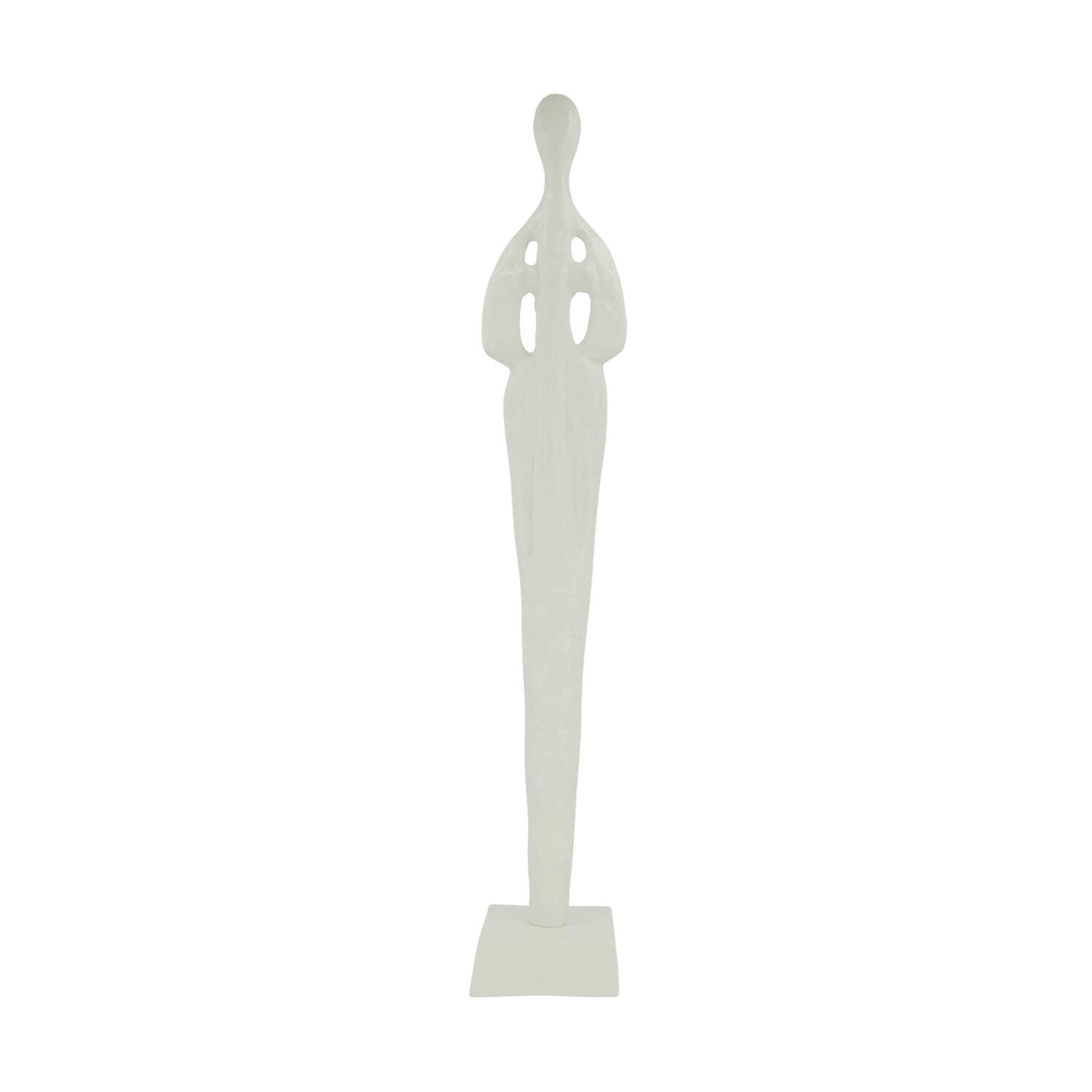 Statue aluminium 13.5x13.5x76cm