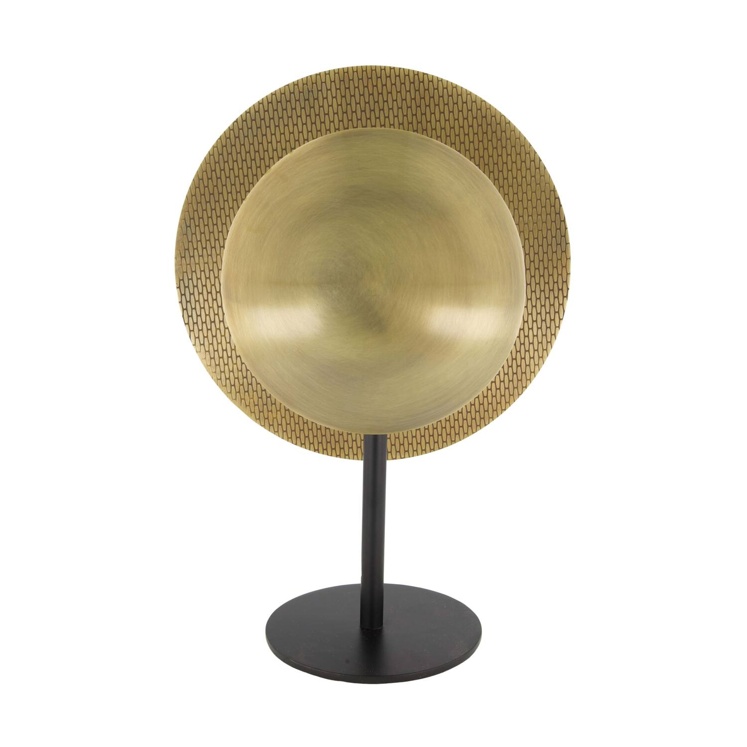 Table lamp with etching aluminium 28x15x38.5cm - Bronze