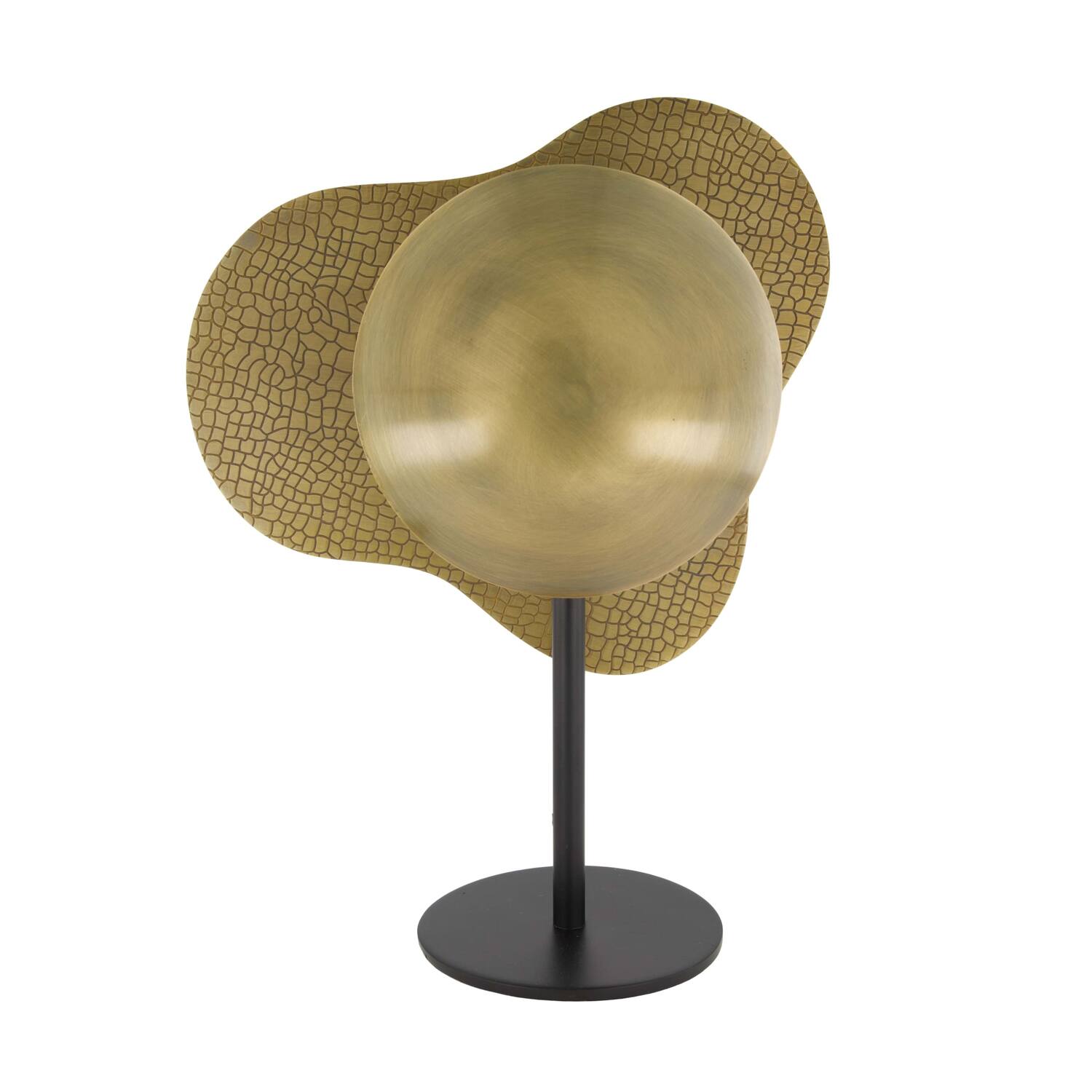 Table lamp with etching aluminium 33x15x40cm