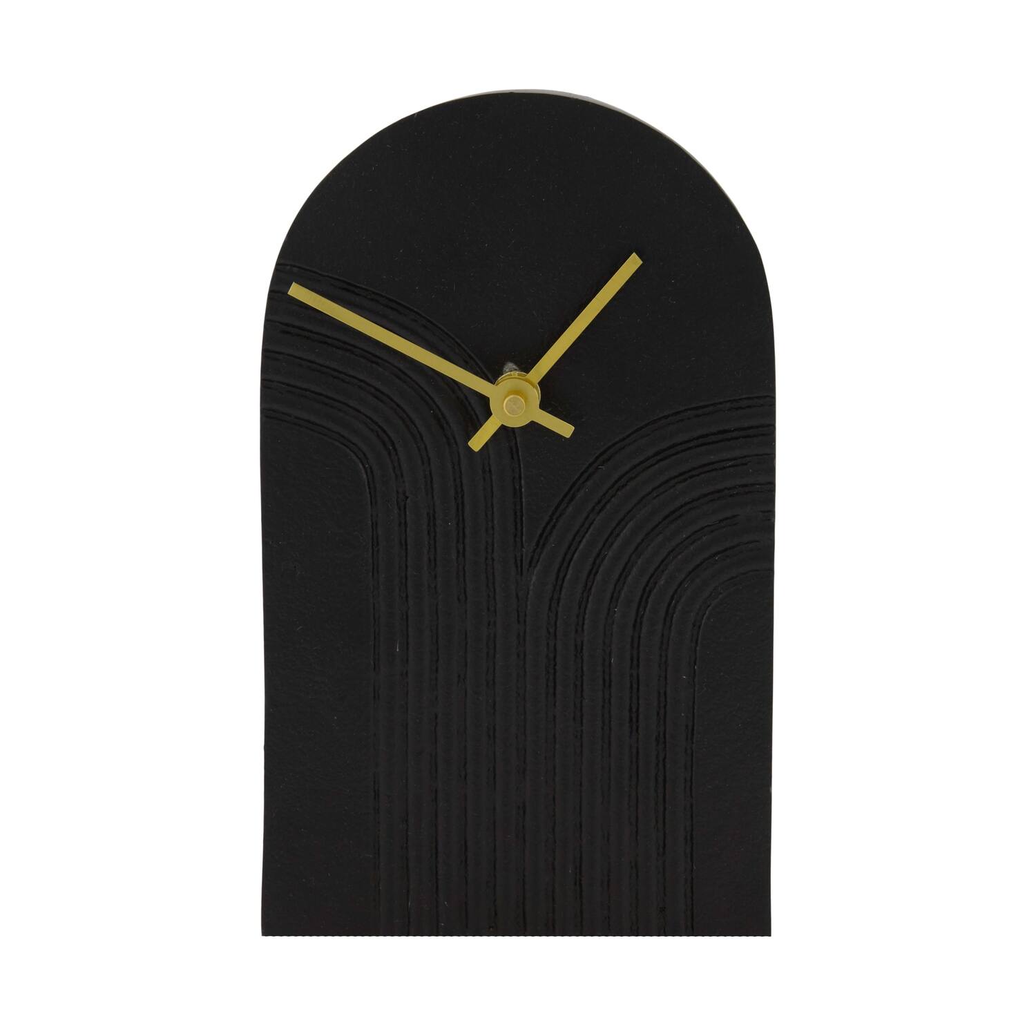 Clock aluminium 12.5x4x20cm