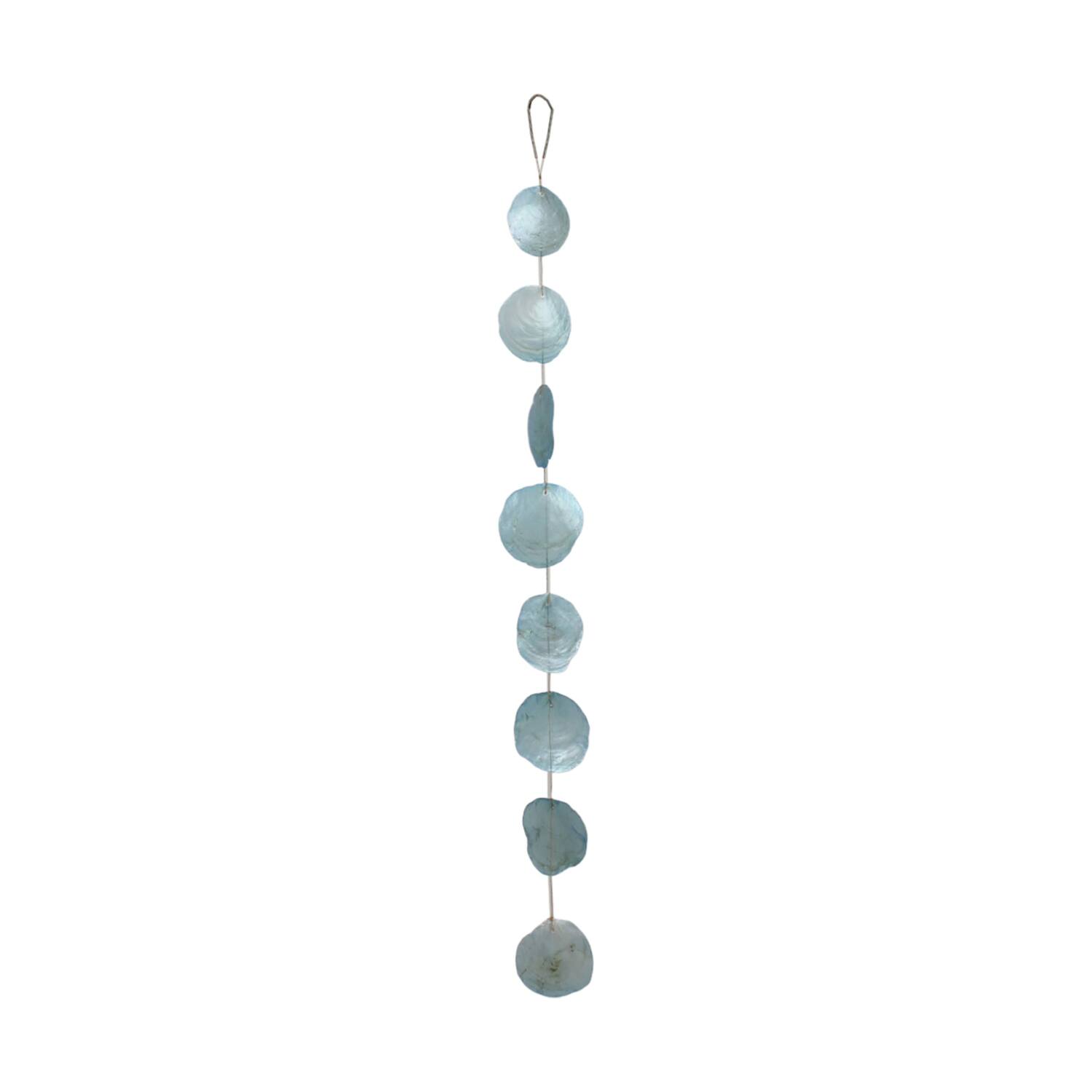 Garland capiz 9x2x100cm - Blue