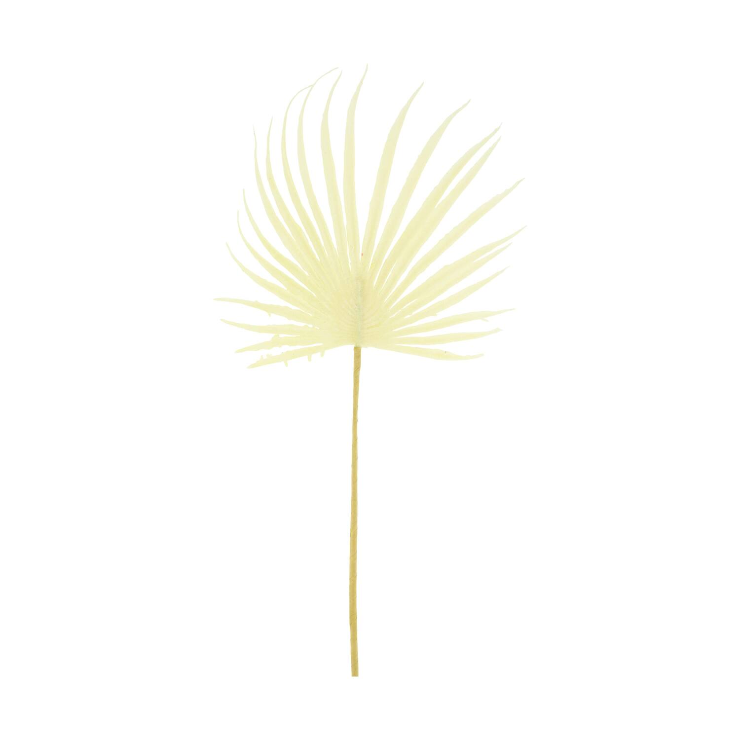 Leaf artificial 77x26x2cm - Cream