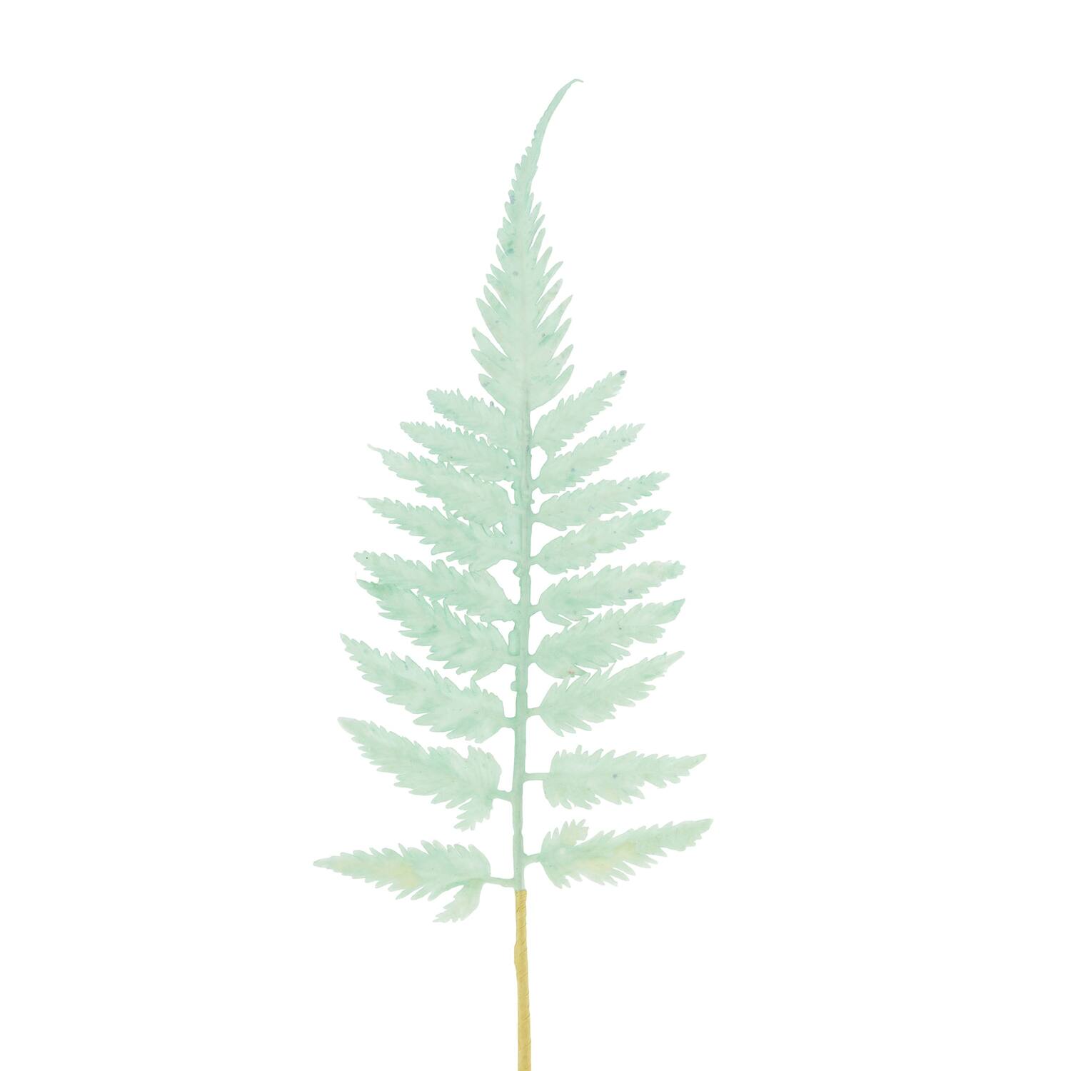 Leaf fern artificial 77x17x2cm - Blue