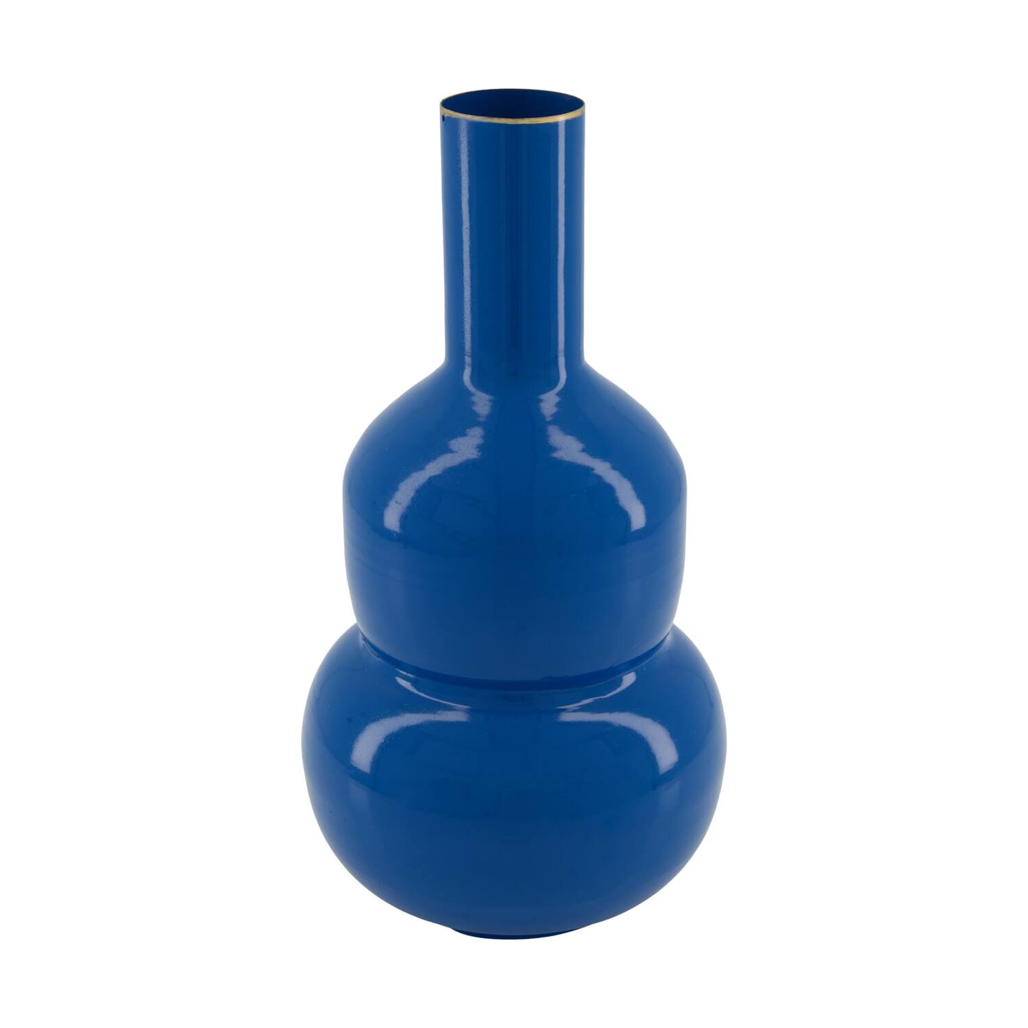 Vase metal 14x14x27cm