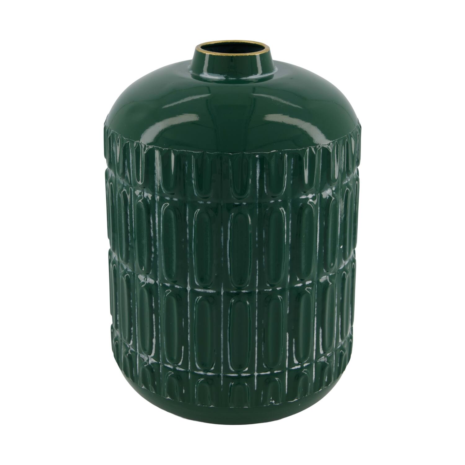 Vase metal 18.5x18.5x26.5cm