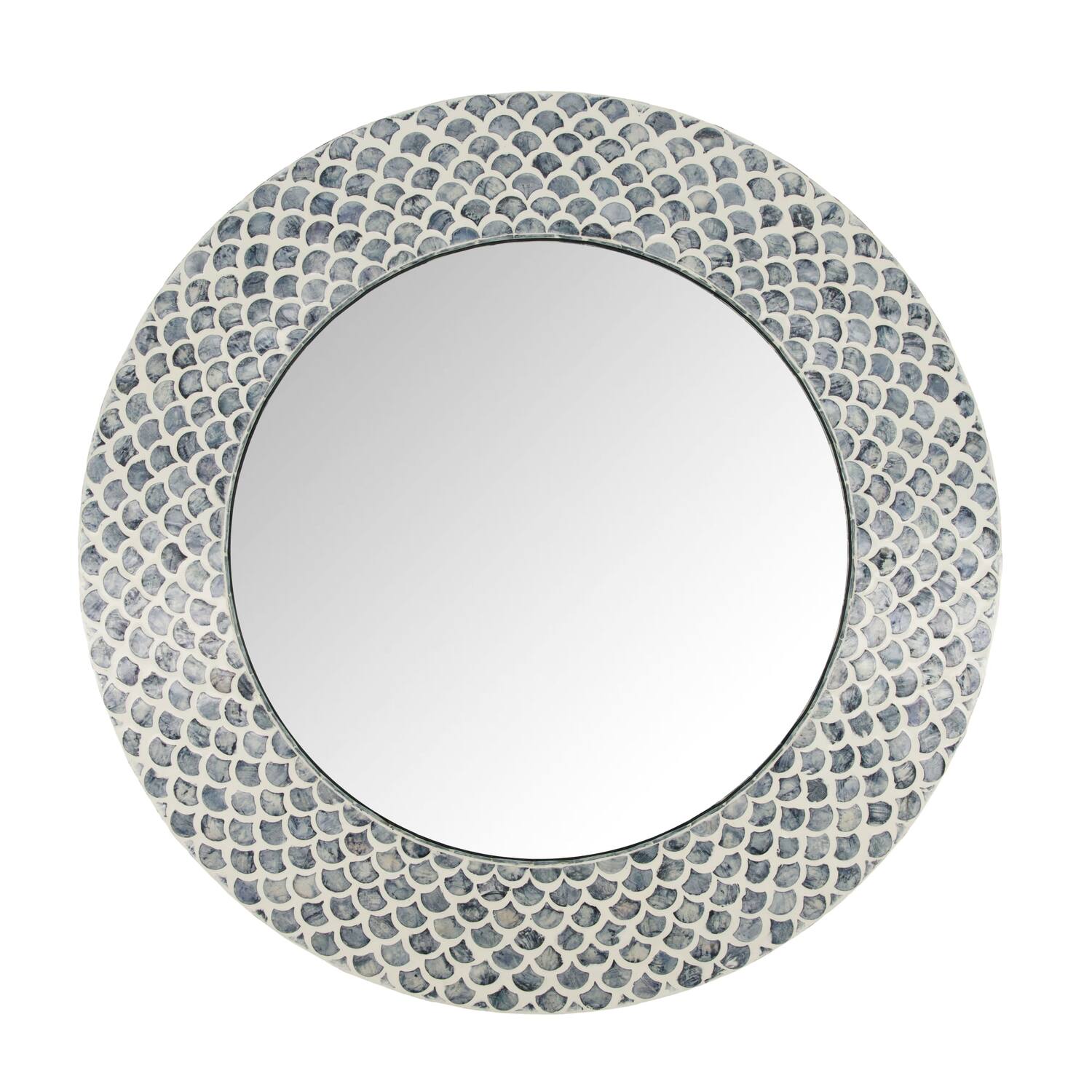 Mirror capiz / mdf 57x2x57cm