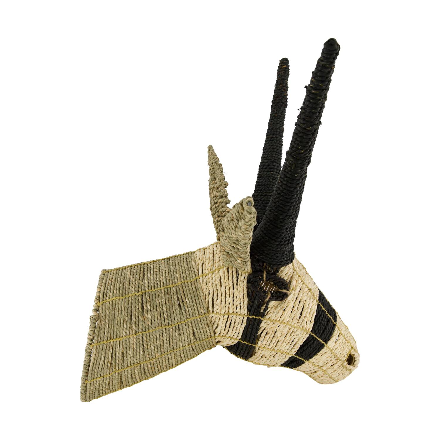 Wall art ibex seagrass 37x37x56cm