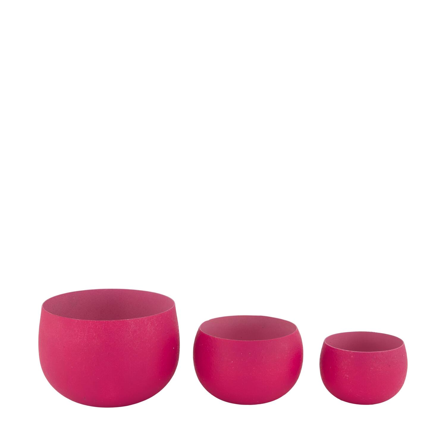 Tealight holder metal 13x13x9cm S/3