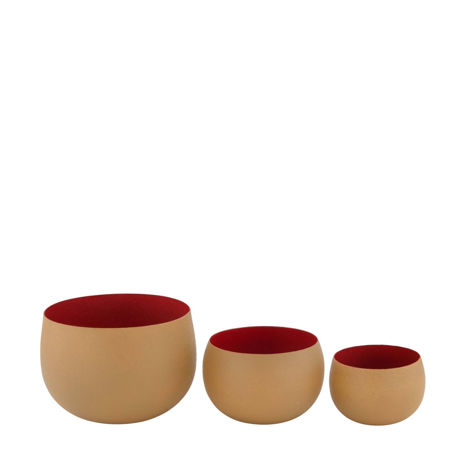 Tealight holder metal 13x13x9cm S/3