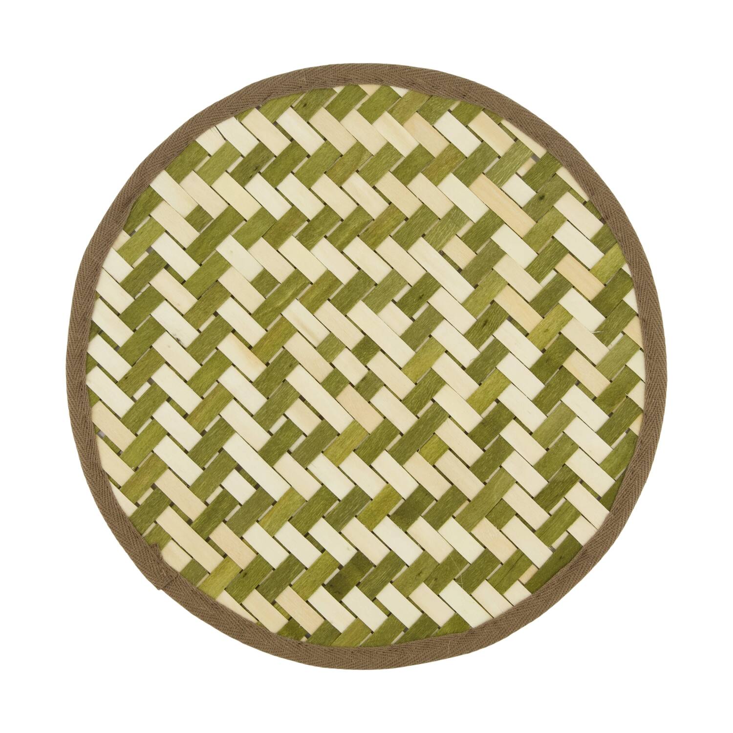 Placemat chip wood 28x28x0.4cm
